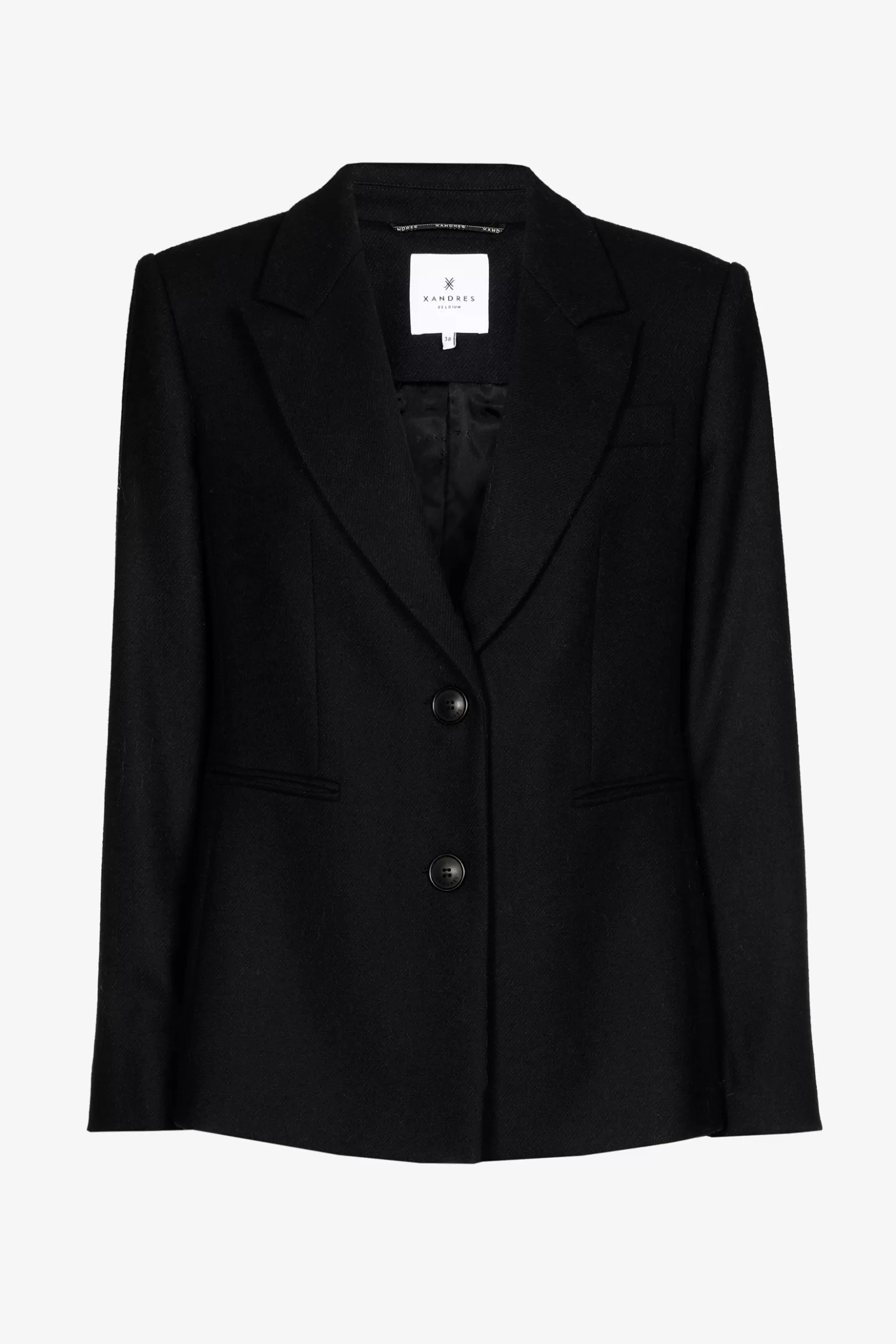 Veste structurée élégante à col à revers - Soldes Exclusives Xandres