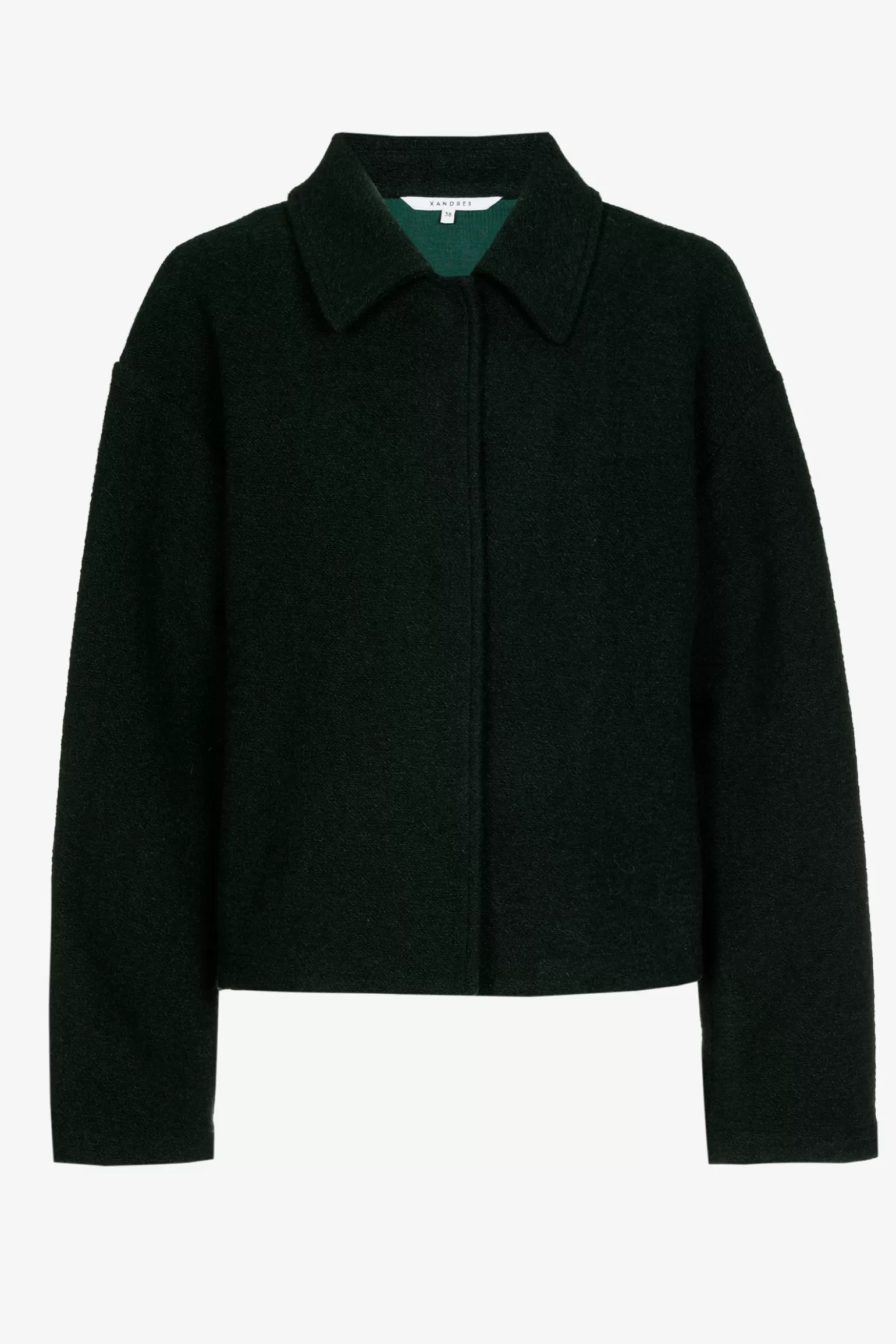 Élégante veste courte à col contrasté - Style urbain printanier | Boutique Xandres