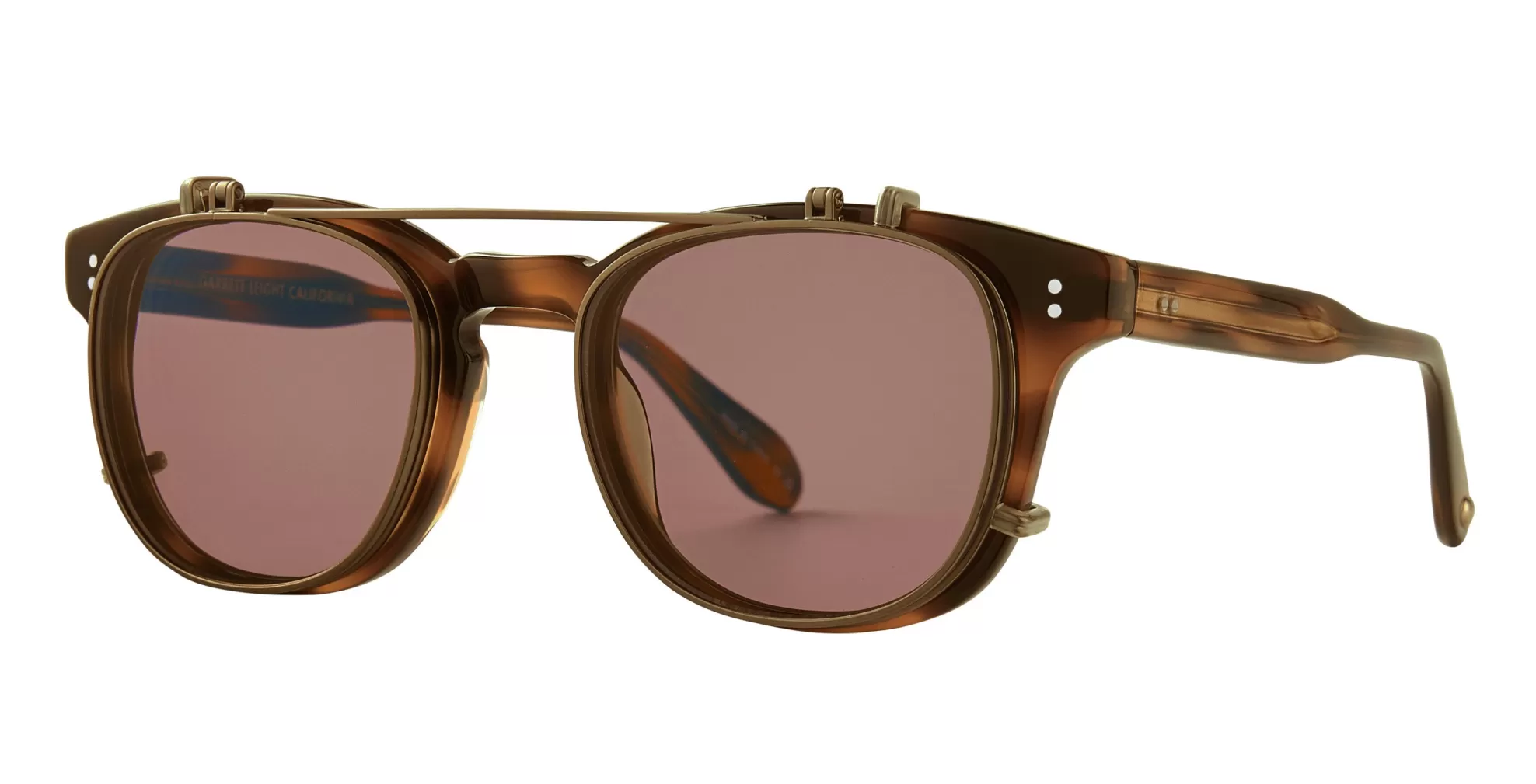 Lunettes de soleil Garrett Leight - Clip-ons solaires Modèle Langley