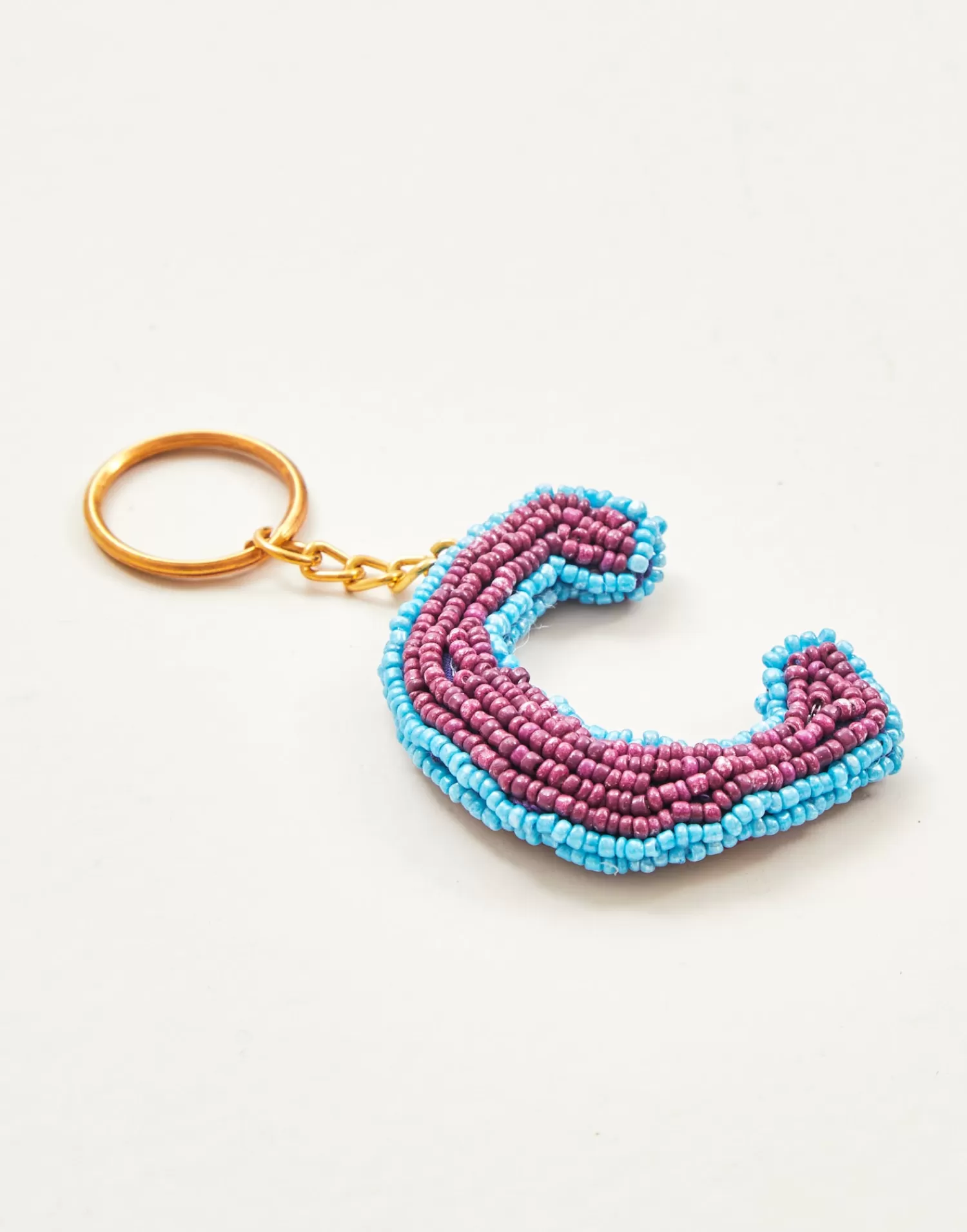 Porte-clés Alphabet Perles - Collection Nature Élégante et Personnalisable