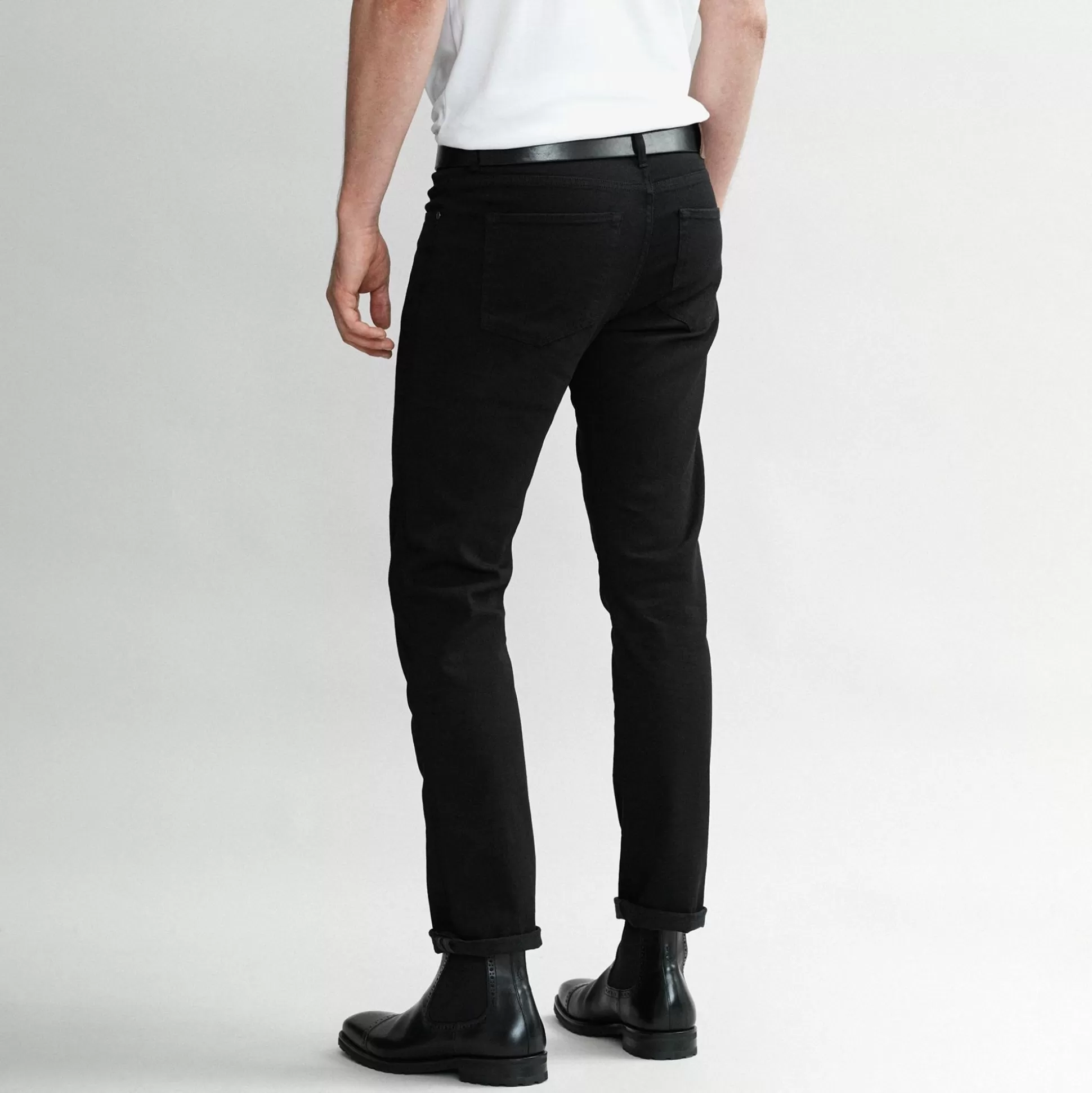 Pantalon costume homme élégance intemporelle - Édition Navigli Noir Absolu par Maison Oliver Sweeney