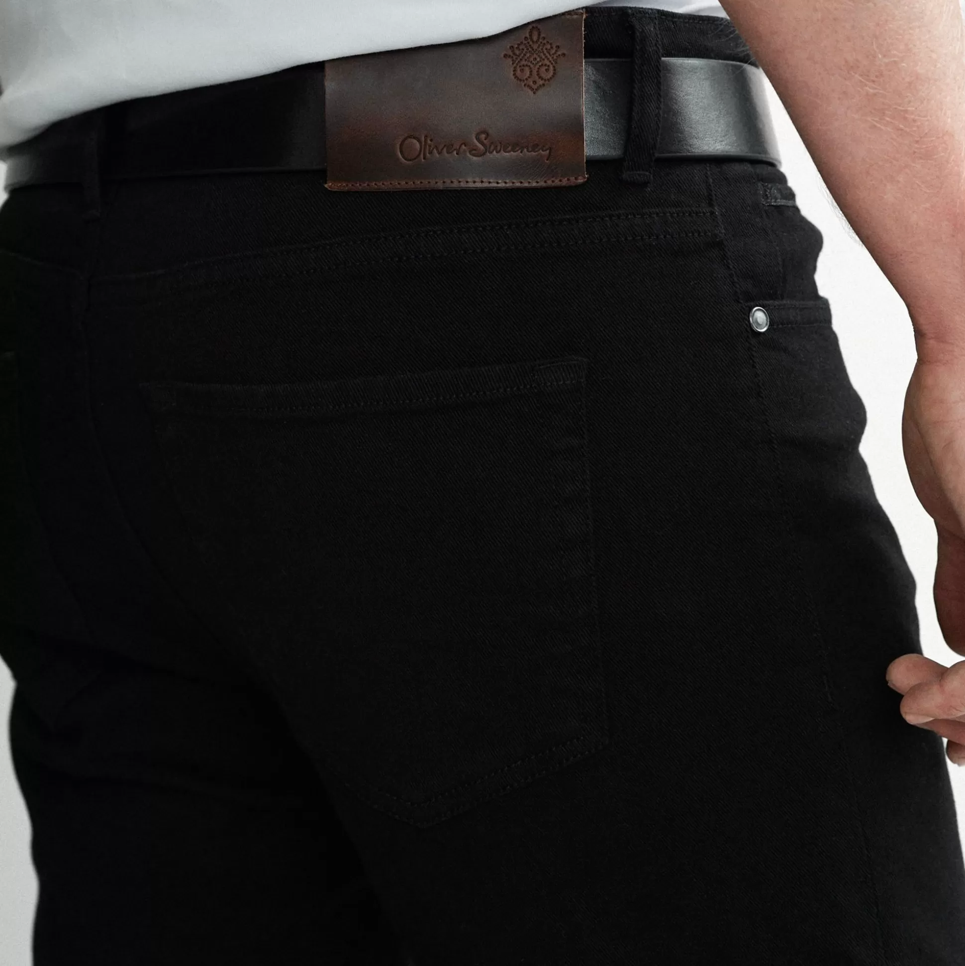 Pantalon costume homme élégance intemporelle - Édition Navigli Noir Absolu par Maison Oliver Sweeney