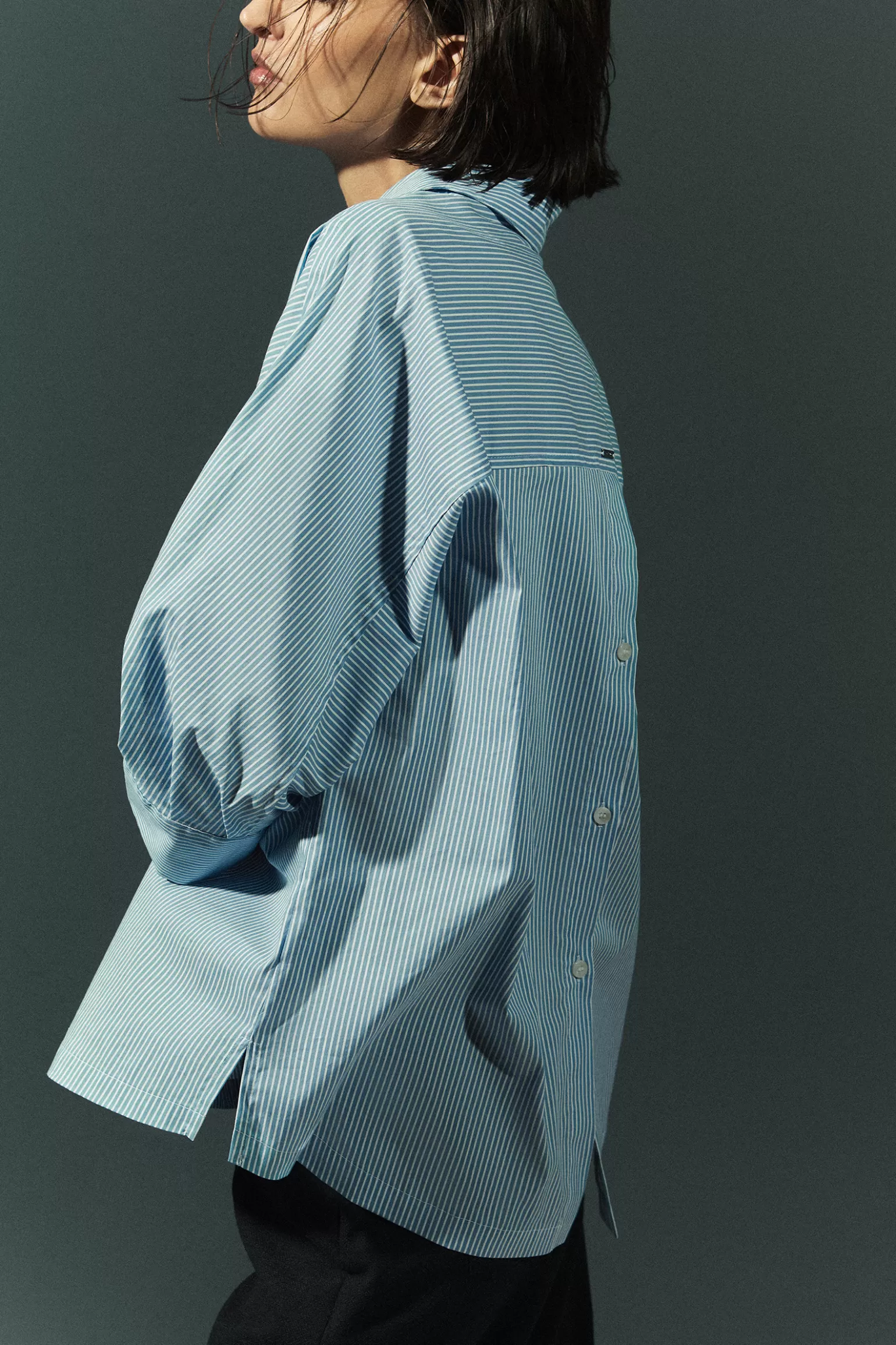 Chemise large à rayures - Nouvelle collection Xandres