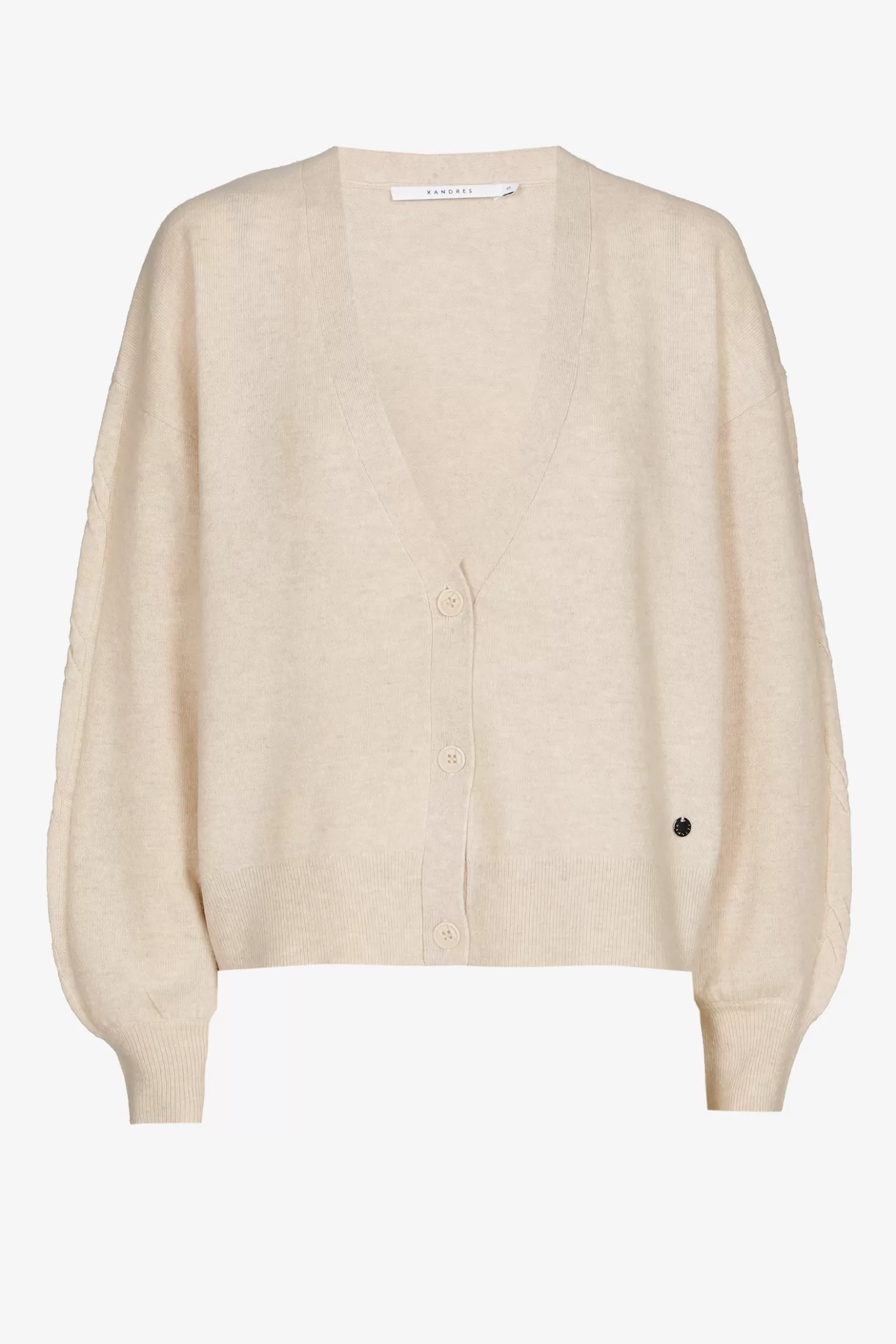 Gilet XXL en laine vierge Xandres - Doudoune d'automne pour élégance décontractée