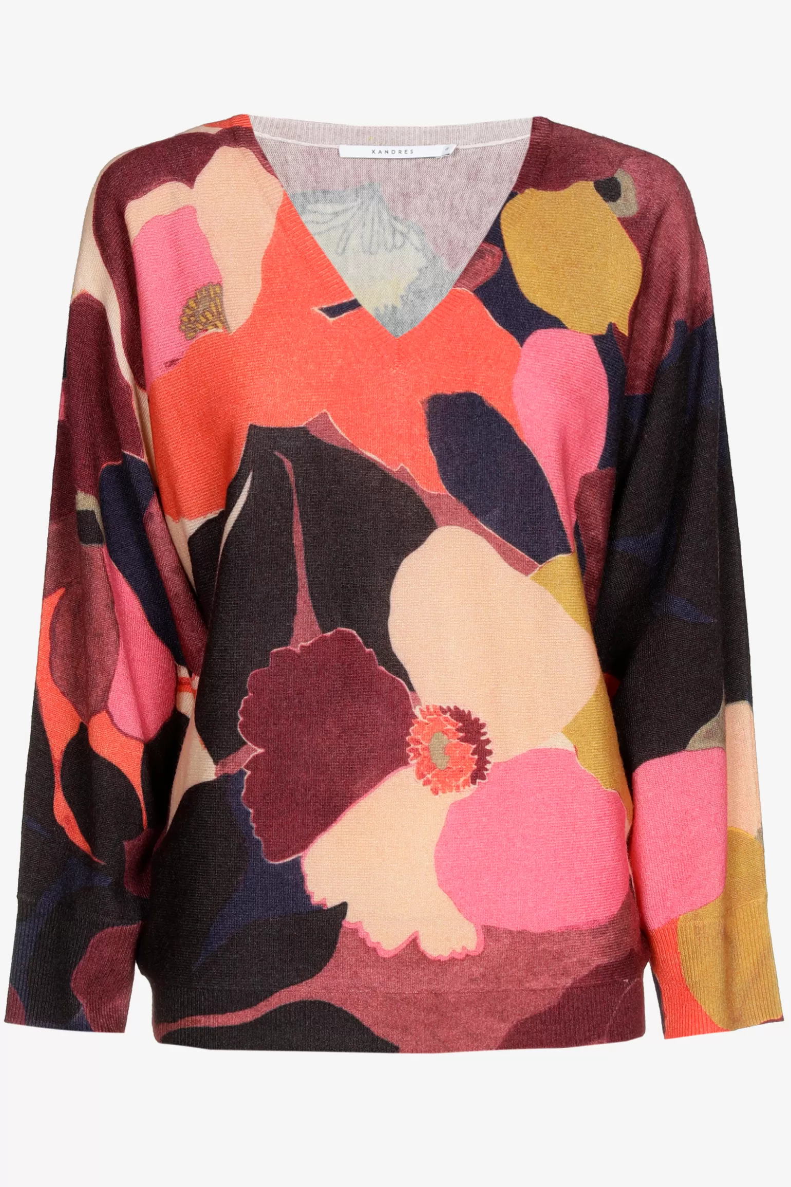 Pull oversize confortable en coton doux - Style détendu de la collection déstockage Xandres