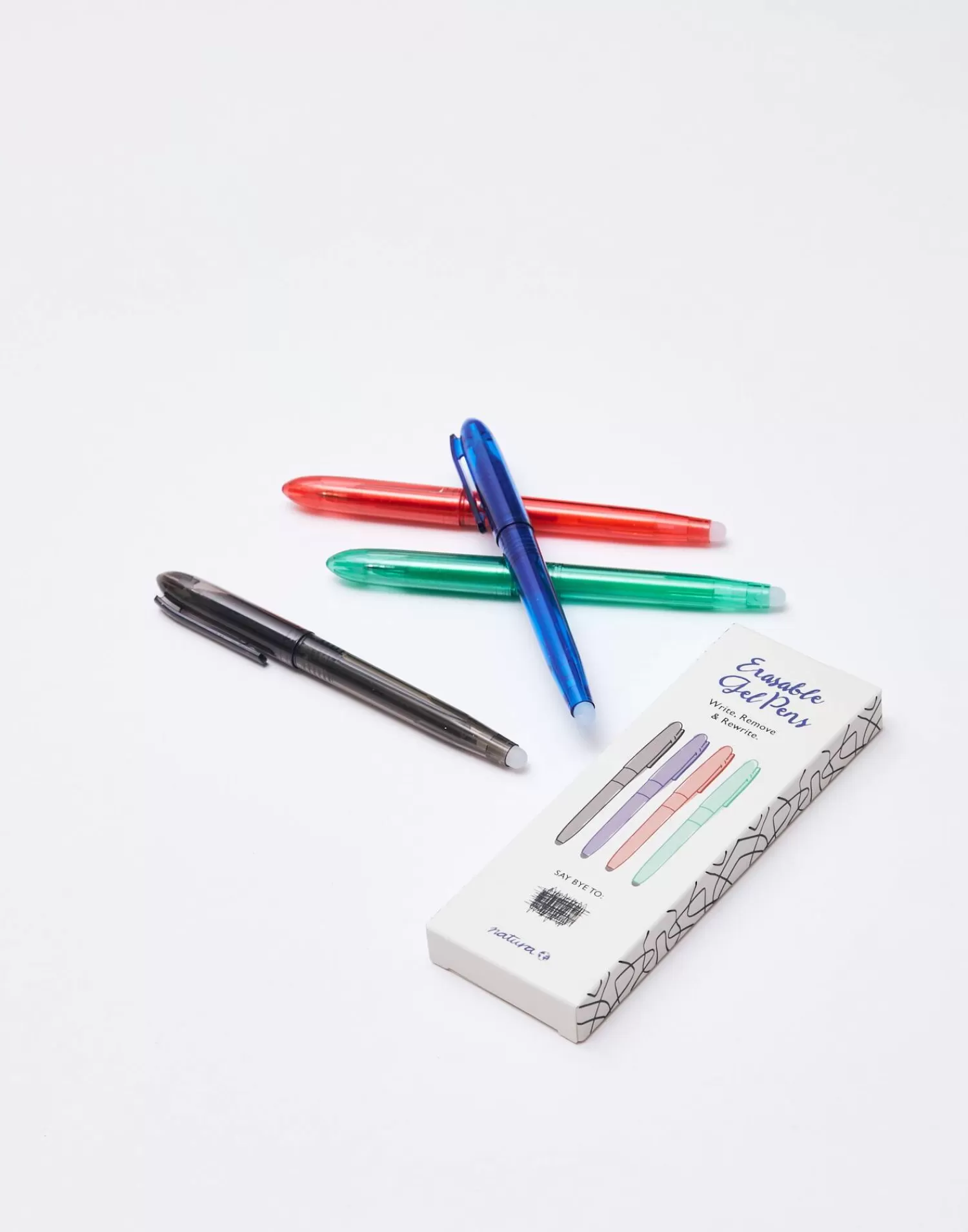 Stylos Effaçables Natura - Coffret de 4 en Sélection Exclusive (Correction Instantanée)