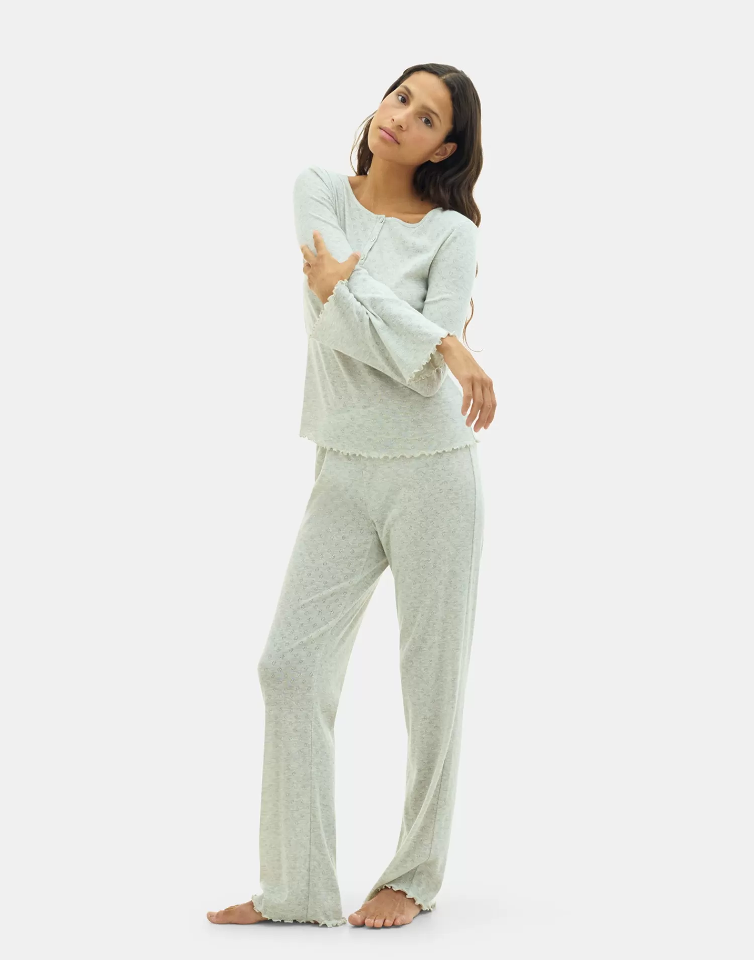 Pantalon élégant Connie - Coupe taille haute confortable - Collection printemps-été Natura Selection