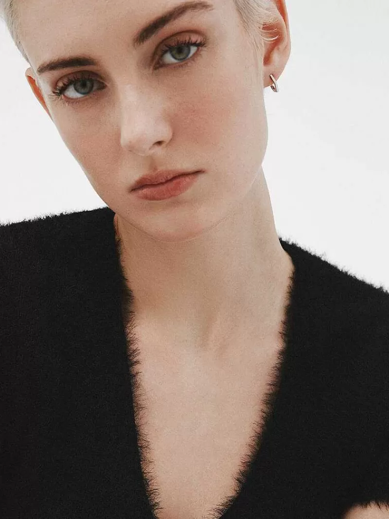 Boucles d'oreilles en argent 925 - Modèle hexagonal intemporel par Aristocrazy