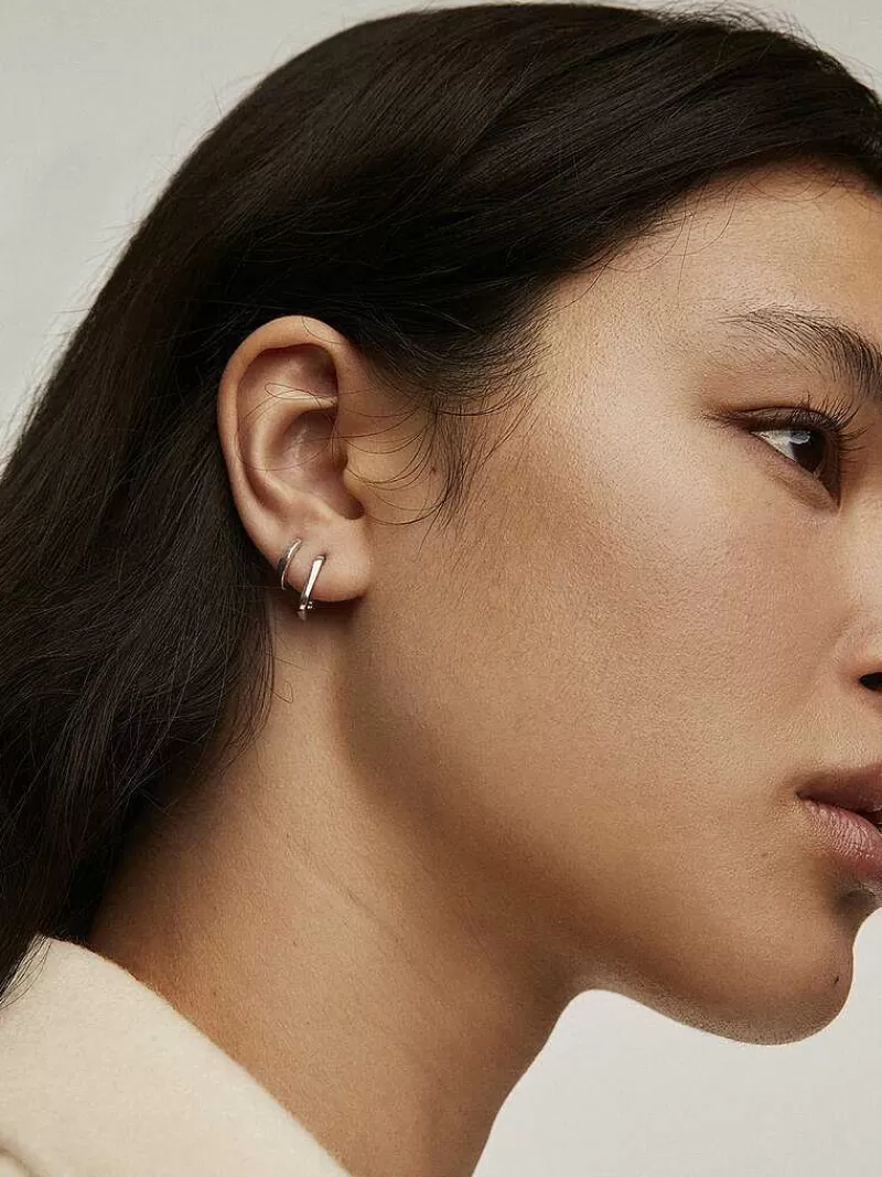 Boucles d'oreilles argent 925 AristoCrazy - Aros élégants miniatures pour femme, design minimaliste intemporel - Collection exclusive de bijoux en argent sterling, idéales pour quotidien ou occasions spéciales