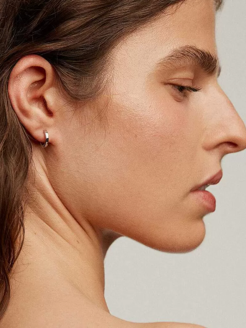 Boucles d'oreilles Aristocrazy - Petits cercles en argent 925, élégance discrète pour un raffinement quotidien