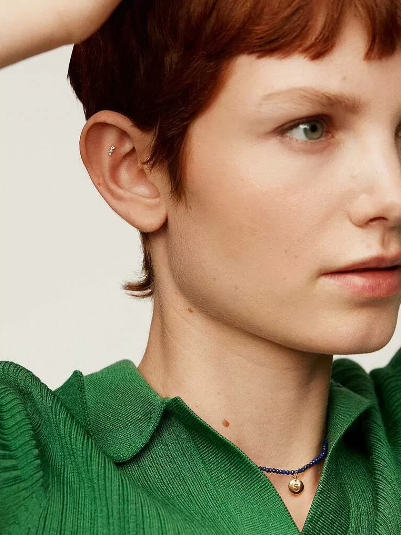 Boucles d'Oreille Aristocrazy en Or Blanc 18K Serti de Diamants Naturels - Élégance Intemporelle