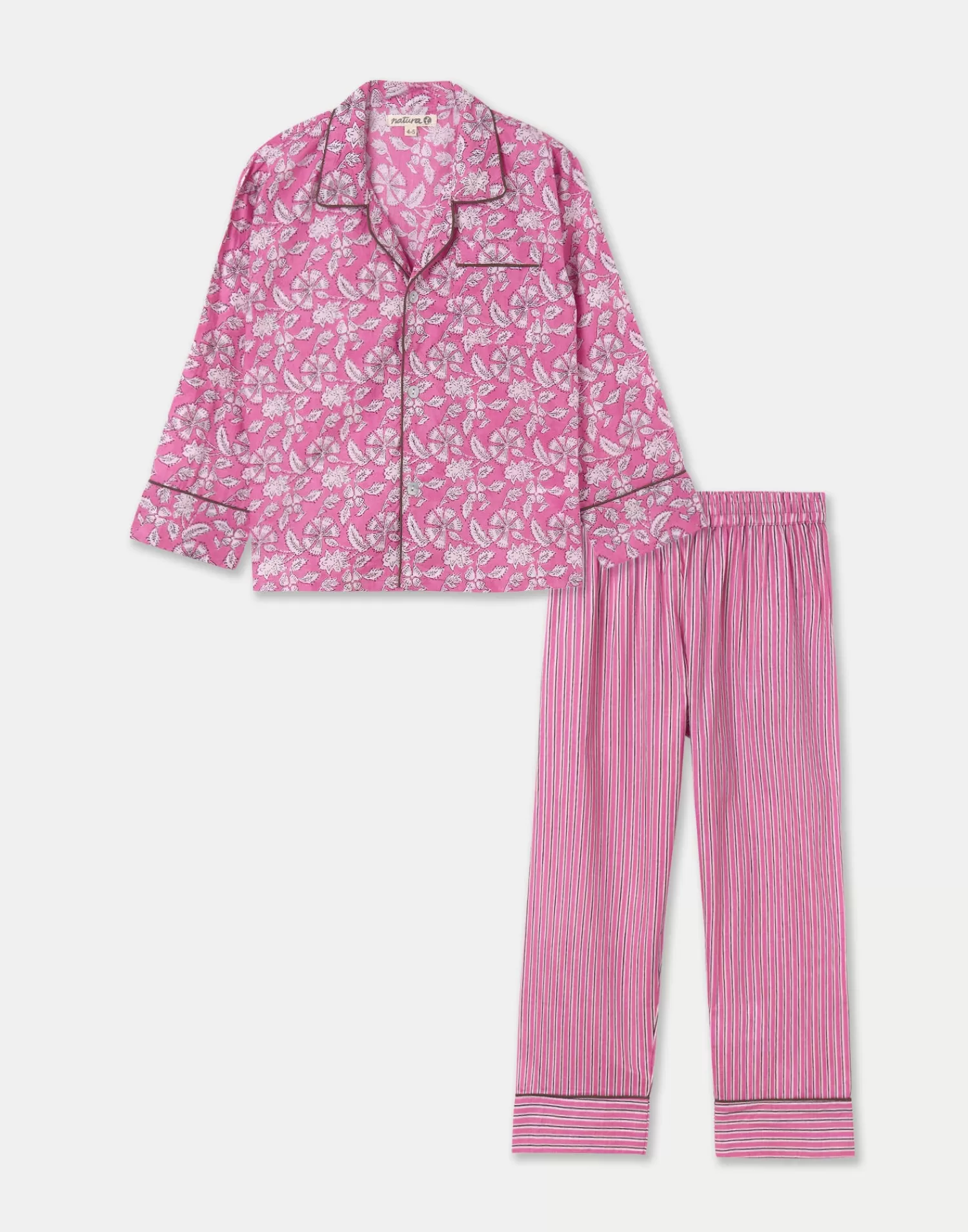 Pyjama Enfant Jaya - Natura Selection | Confort Respirant & Douceur Nocturne (Collection Printemps 2024)