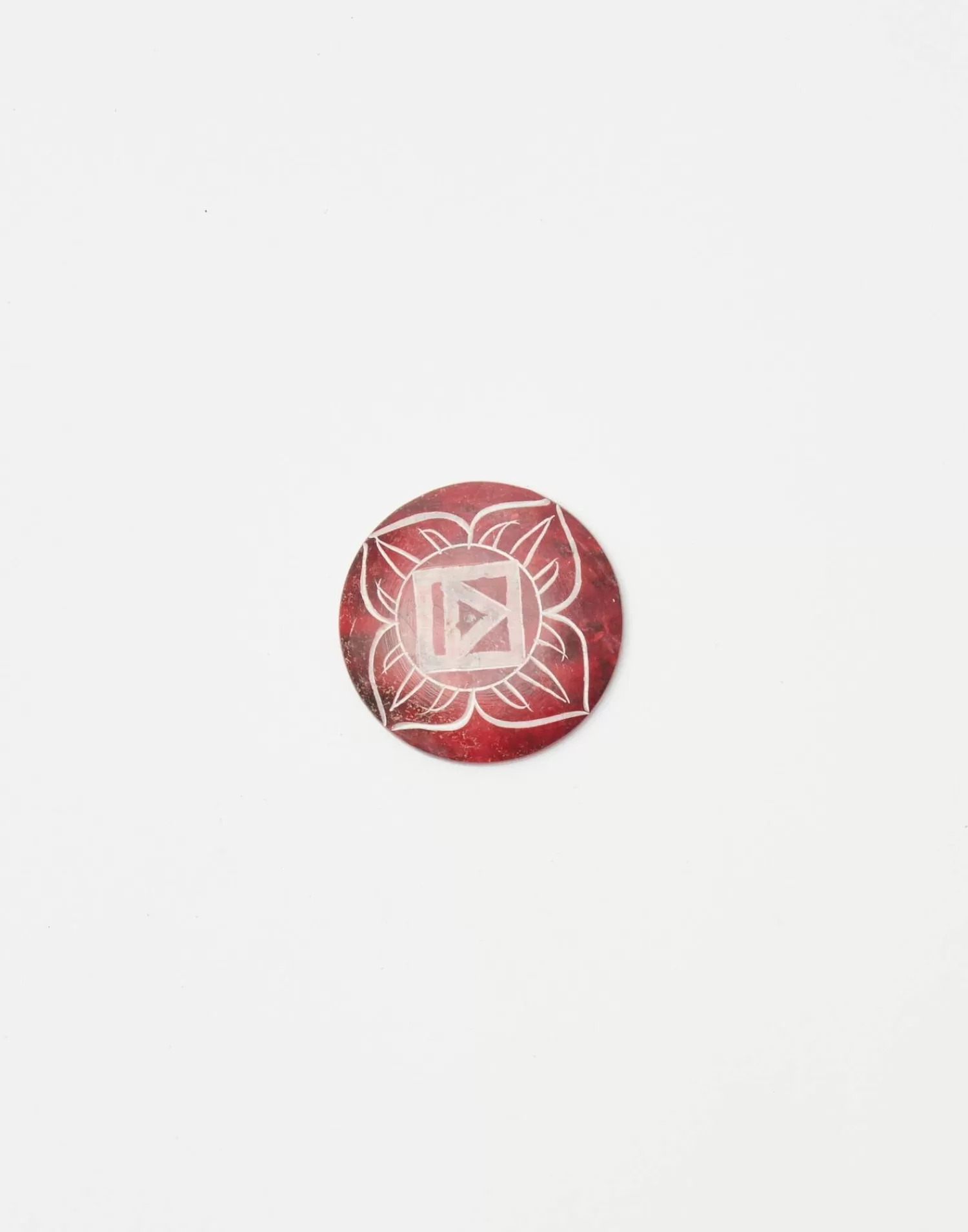 Porte-Encens Artisanal en Céramique Naturelle - Inspiration Chakras pour Décoration Zen et Méditation