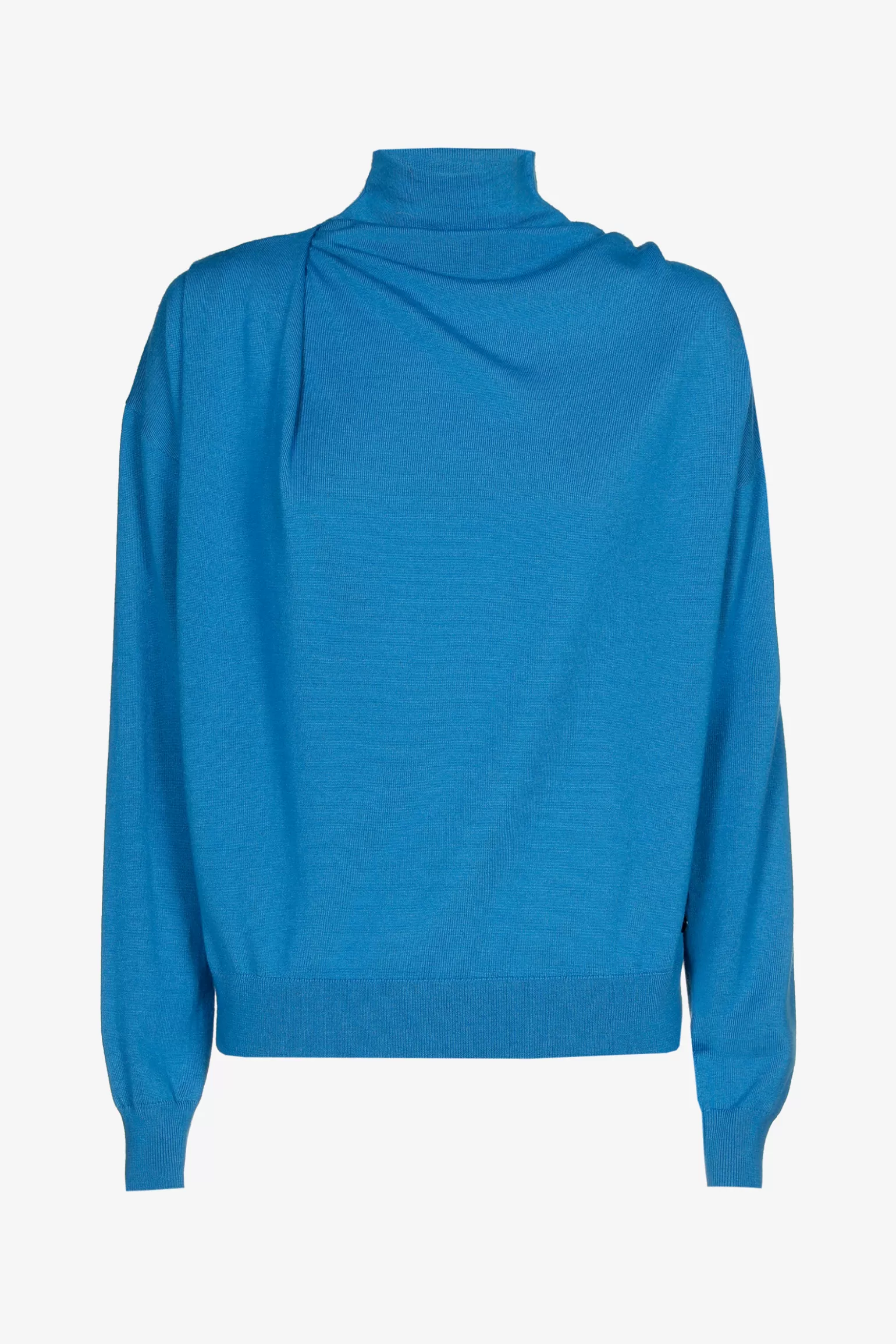 Xandres Collection Automne : Pull Femme à Effet-Drapé Premium avec Découpe Féminine - Modèle Élégance Tendance Hiver 

(：，，，++)