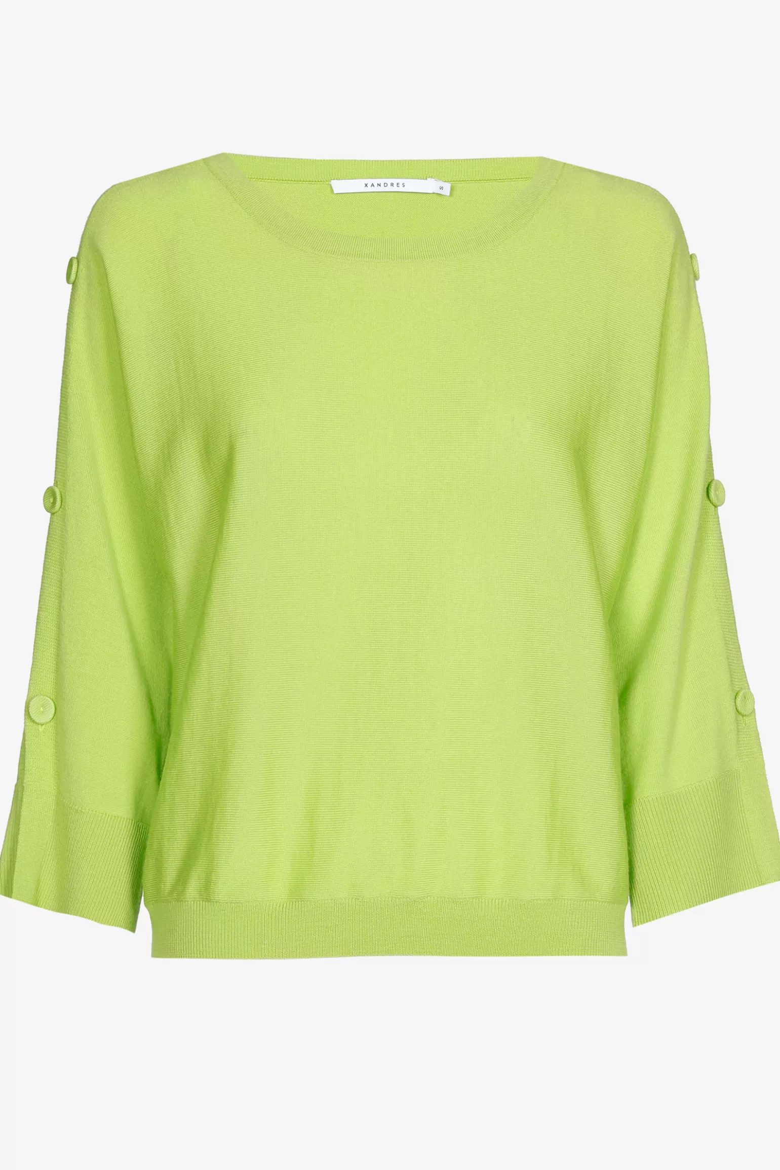 Pull en laine mérinos à boutonnage - Collection Soldée Xandres