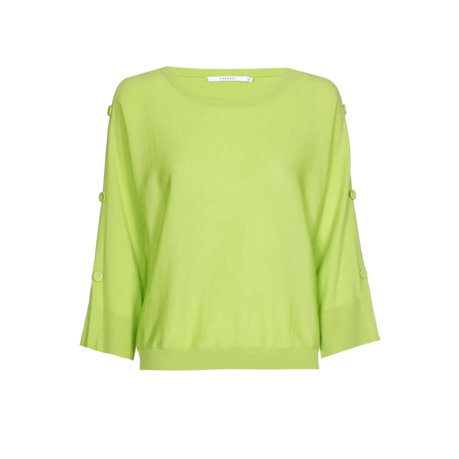 Pull en laine mérinos à boutonnage - Collection Soldée Xandres