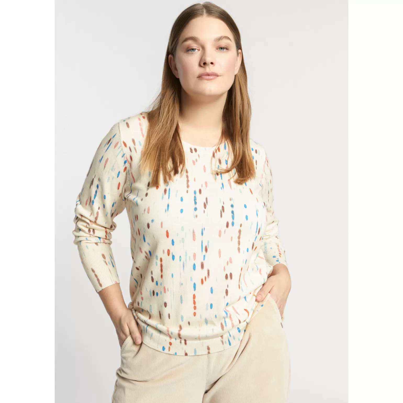 Sweater à motif unique Xandres - Prix doux pour un style irrésistible  

(Alternative plus stylisée : 