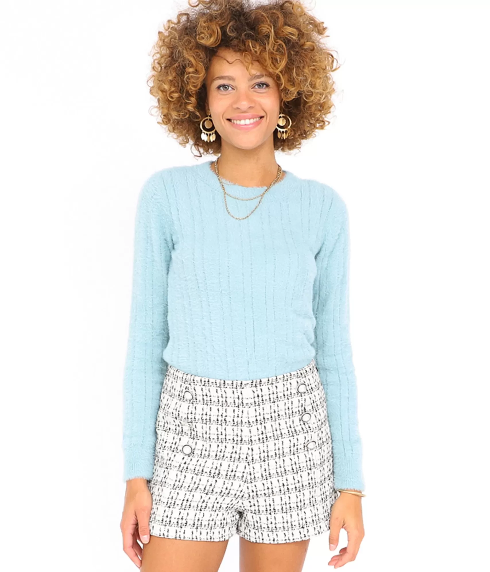 Edji Pull Lili-Laine - Maille Douce et Confortable pour les Jours Frais