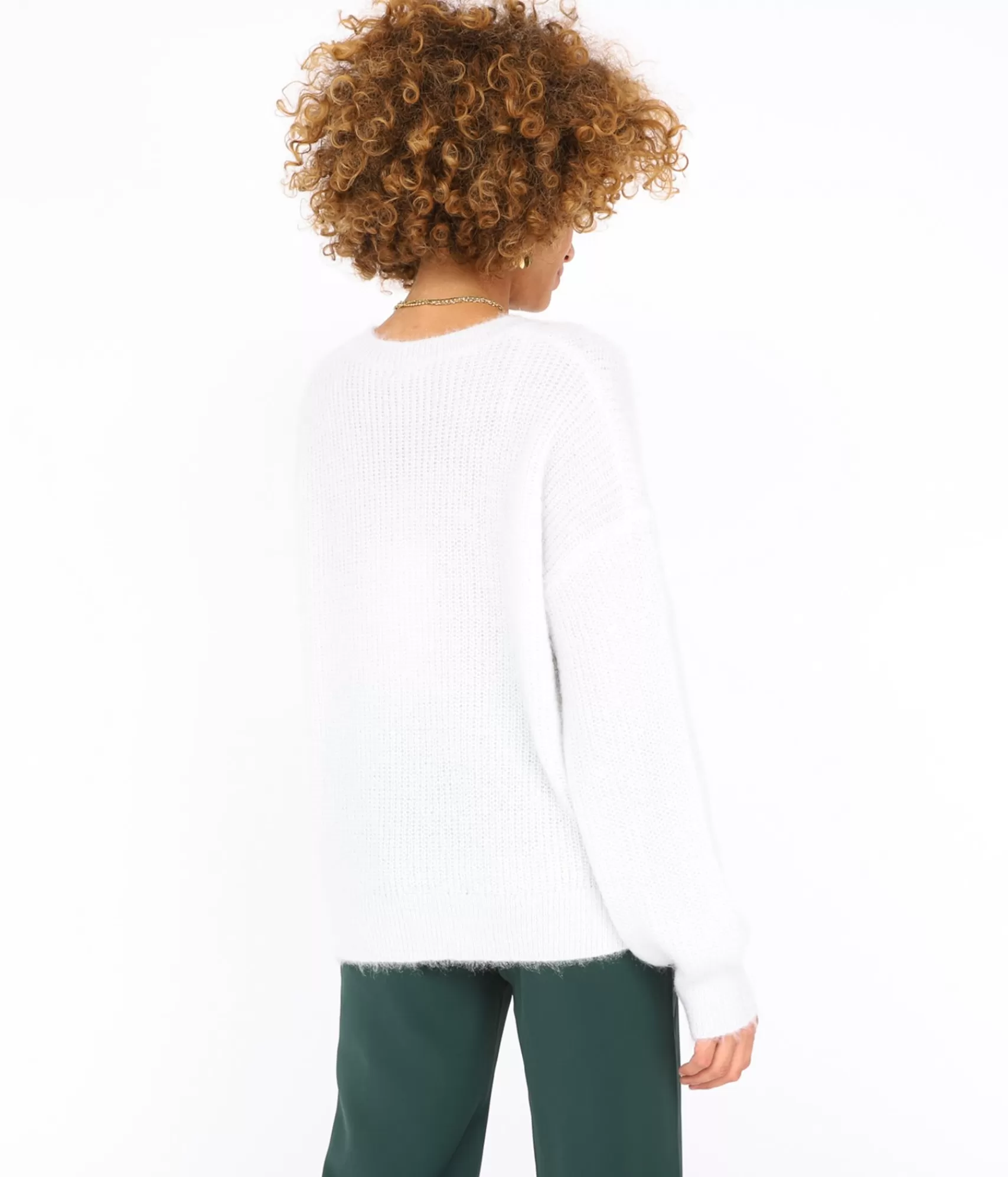 EDJI Pullover en maille torsadée 