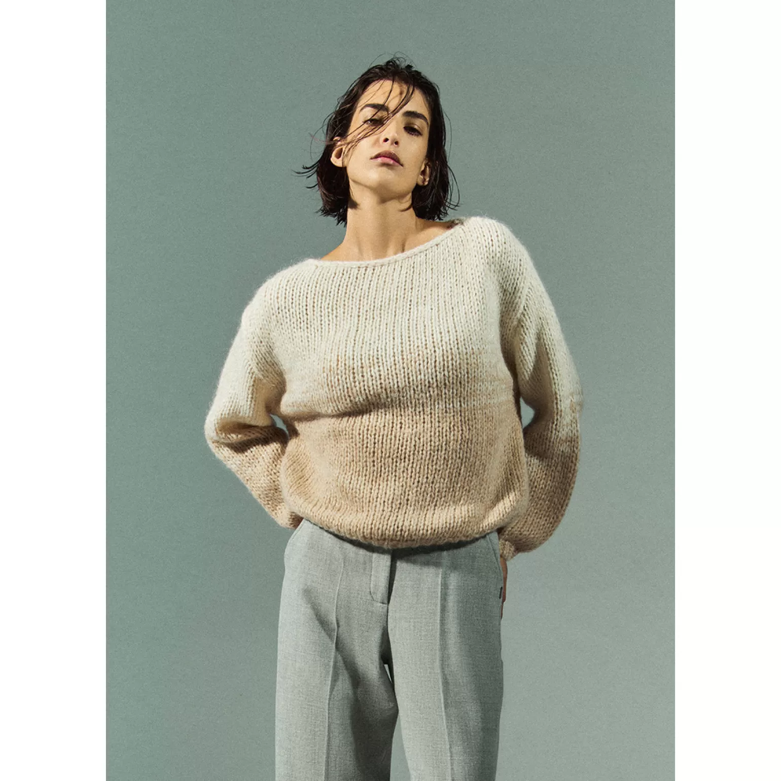 Xandres - Pull doux en mélange mohair et alpaga - Promotion exclusive
