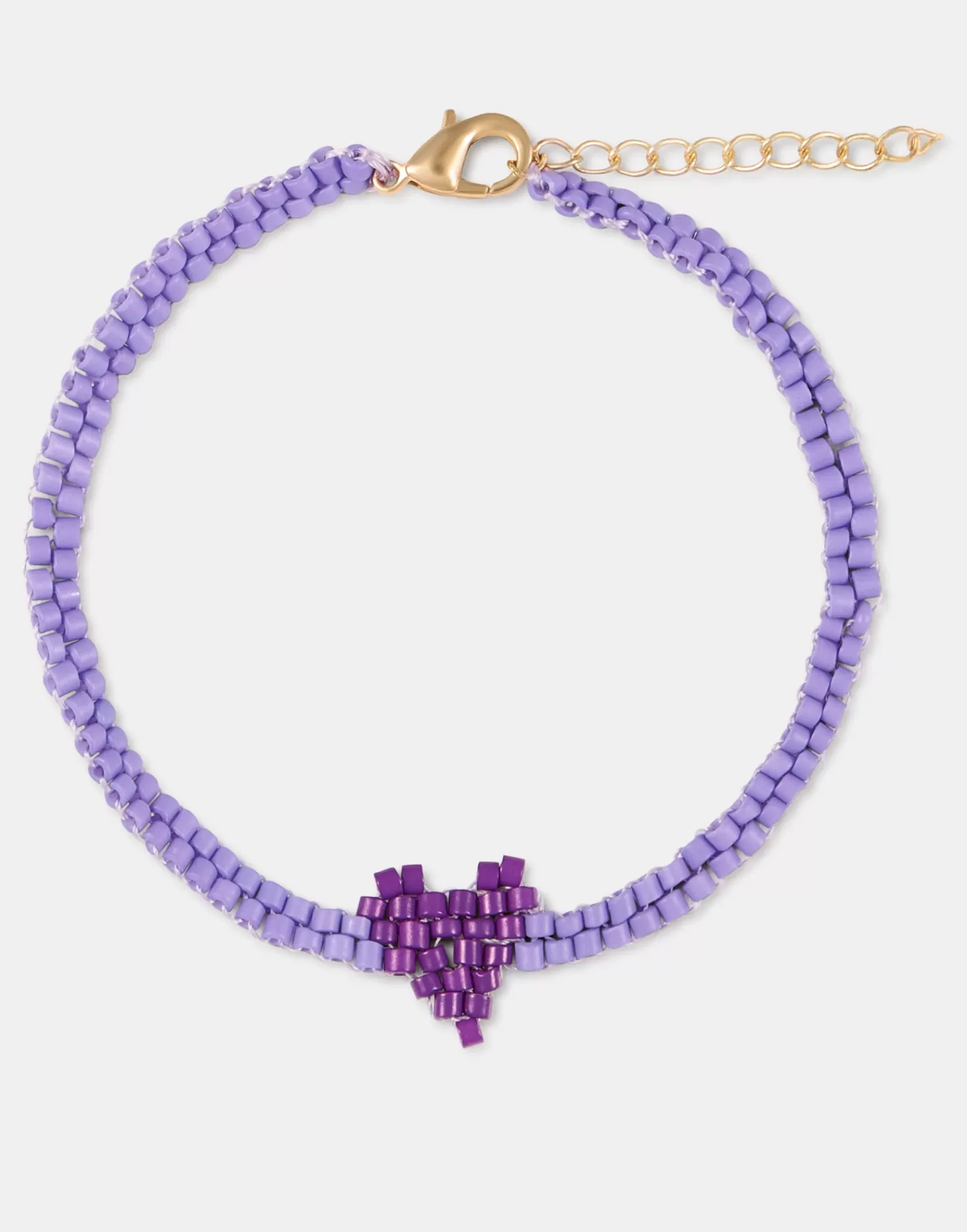 Bracelet Élégant en Perles Artisanales avec Pendentif Cœur - Collection Éclat Naturel