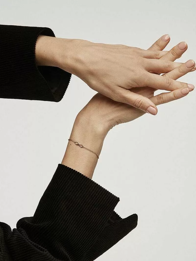 Aristocrazy - Bracelet Élégant en Argent 925 avec Symbole Infini - Idéal Cadeau Amour Éternel