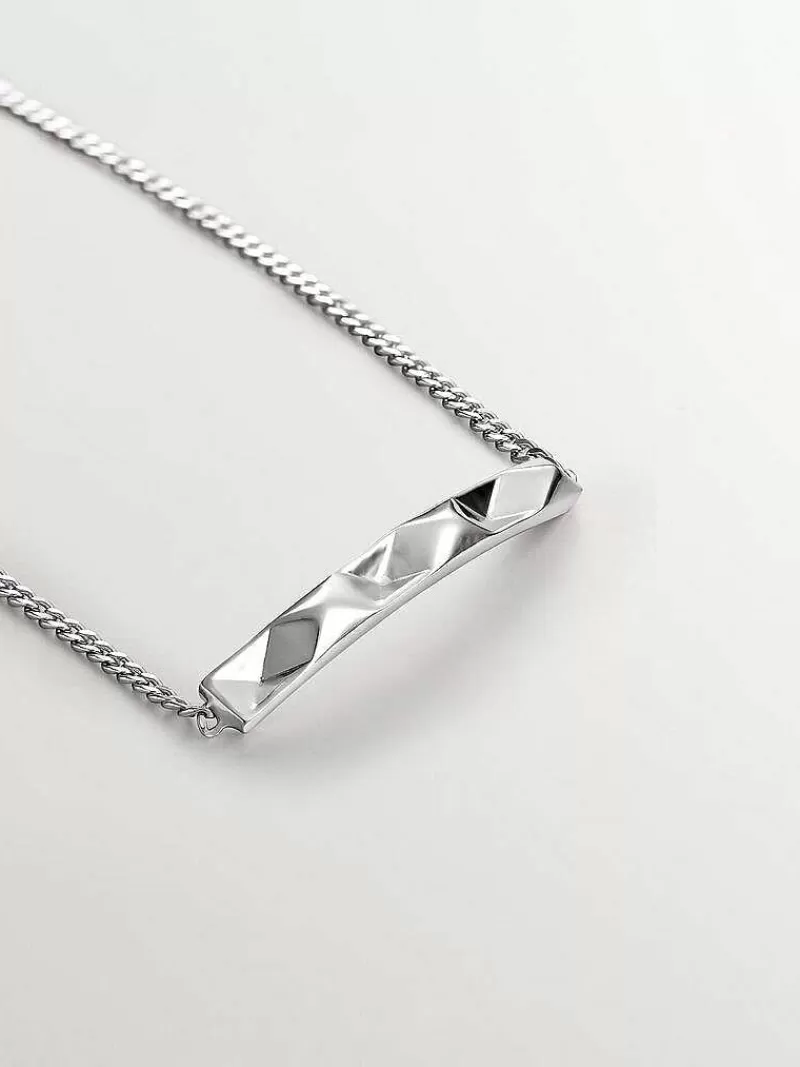 Bracelet femme argent 925 motif géométrique - Création artisanale élégante Aristocrazy