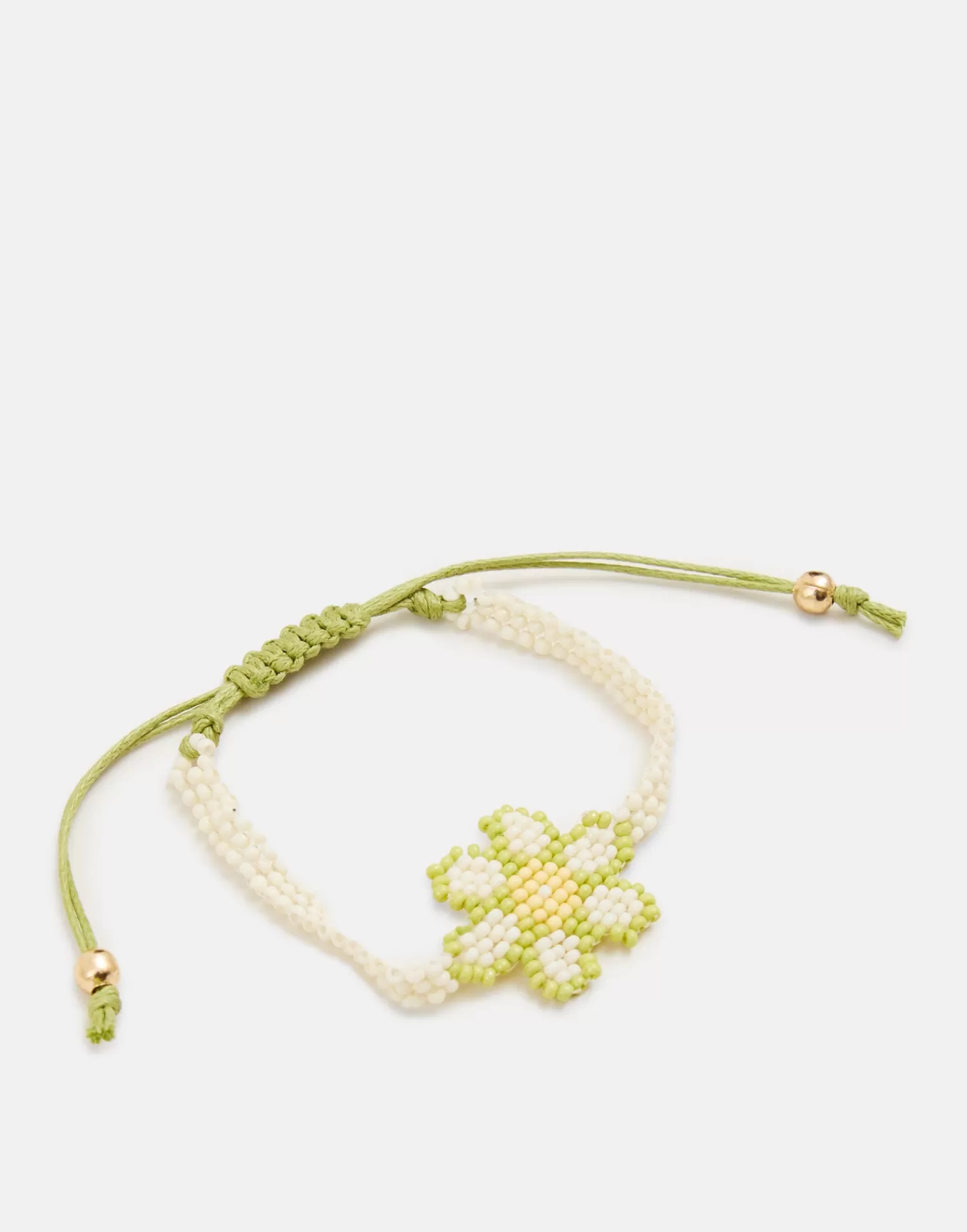 Bracelet Artisanal Éclat Naturel – Perles Fleuries & Créatitivité Bohème