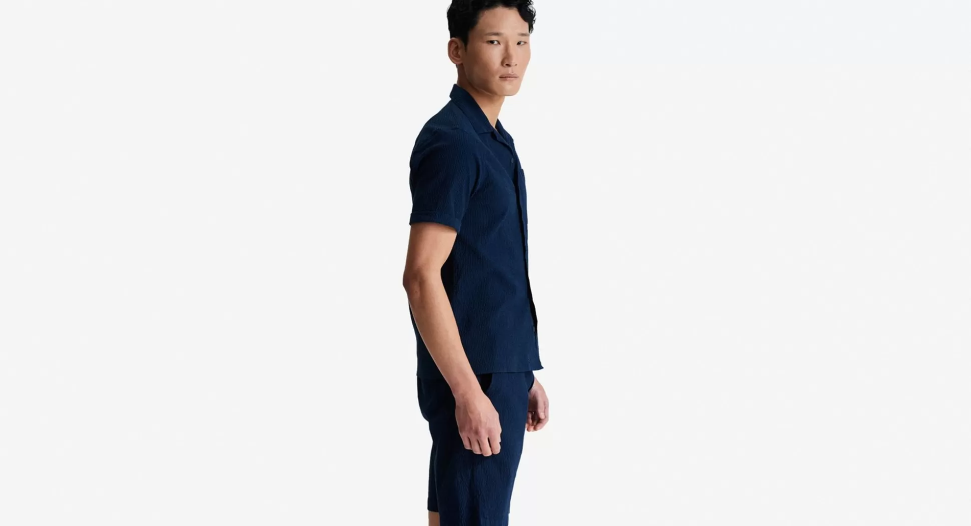 Chemise Homme Oliver Sweeney - Ravenshead en Rayures Marines Fondues