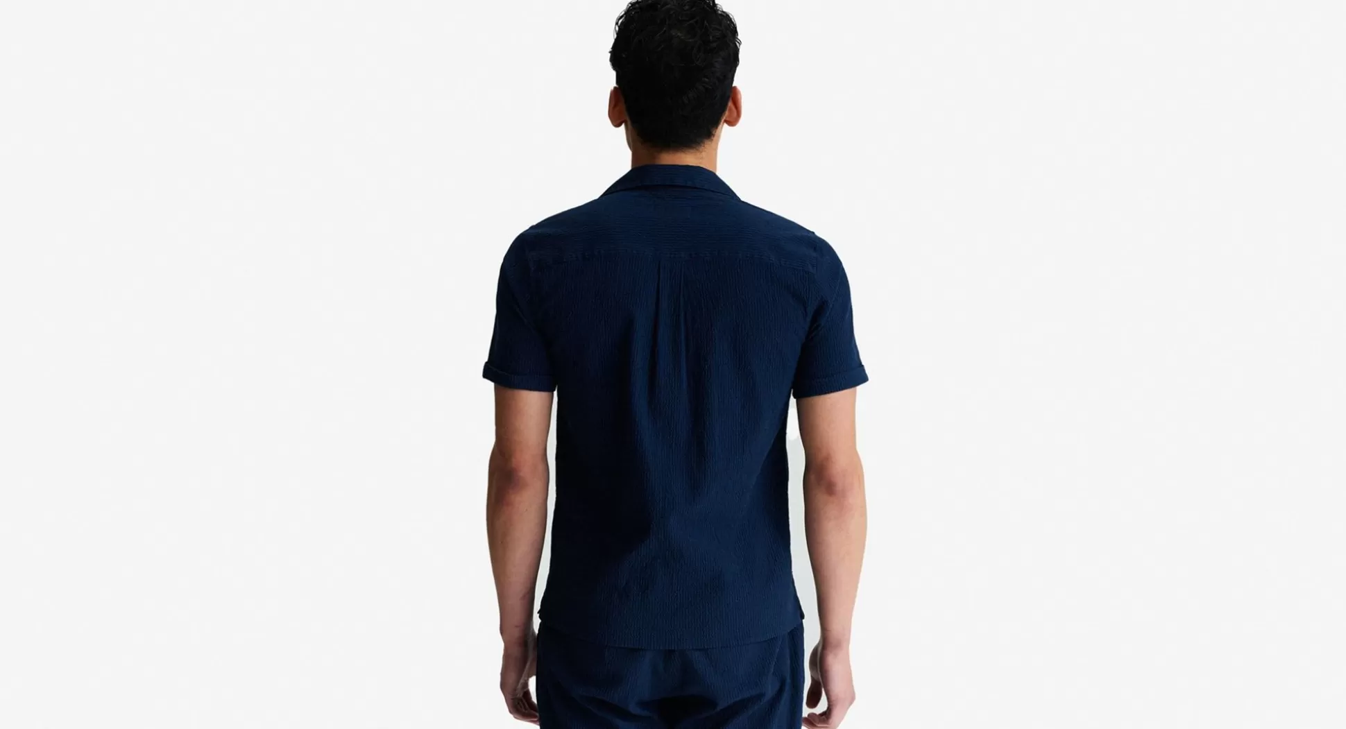 Chemise Homme Oliver Sweeney - Ravenshead en Rayures Marines Fondues