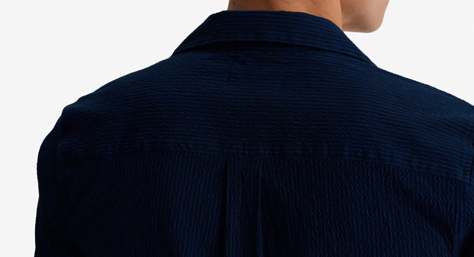 Chemise Homme Oliver Sweeney - Ravenshead en Rayures Marines Fondues