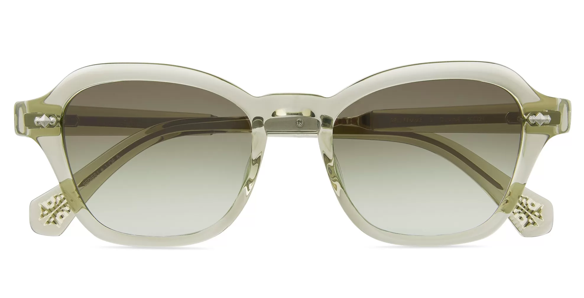 Lunettes Garrett Leight – Modèle Mr. Leight Logo RELL en Taille S pour Femme