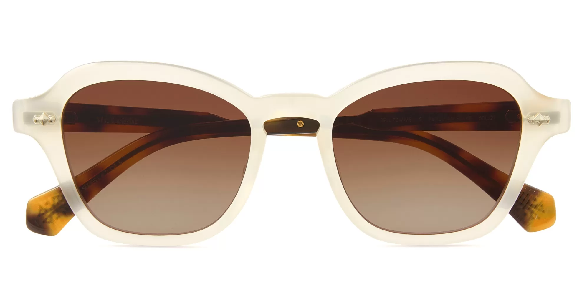 Lunettes Garrett Leight – Modèle Mr. Leight Logo RELL en Taille S pour Femme