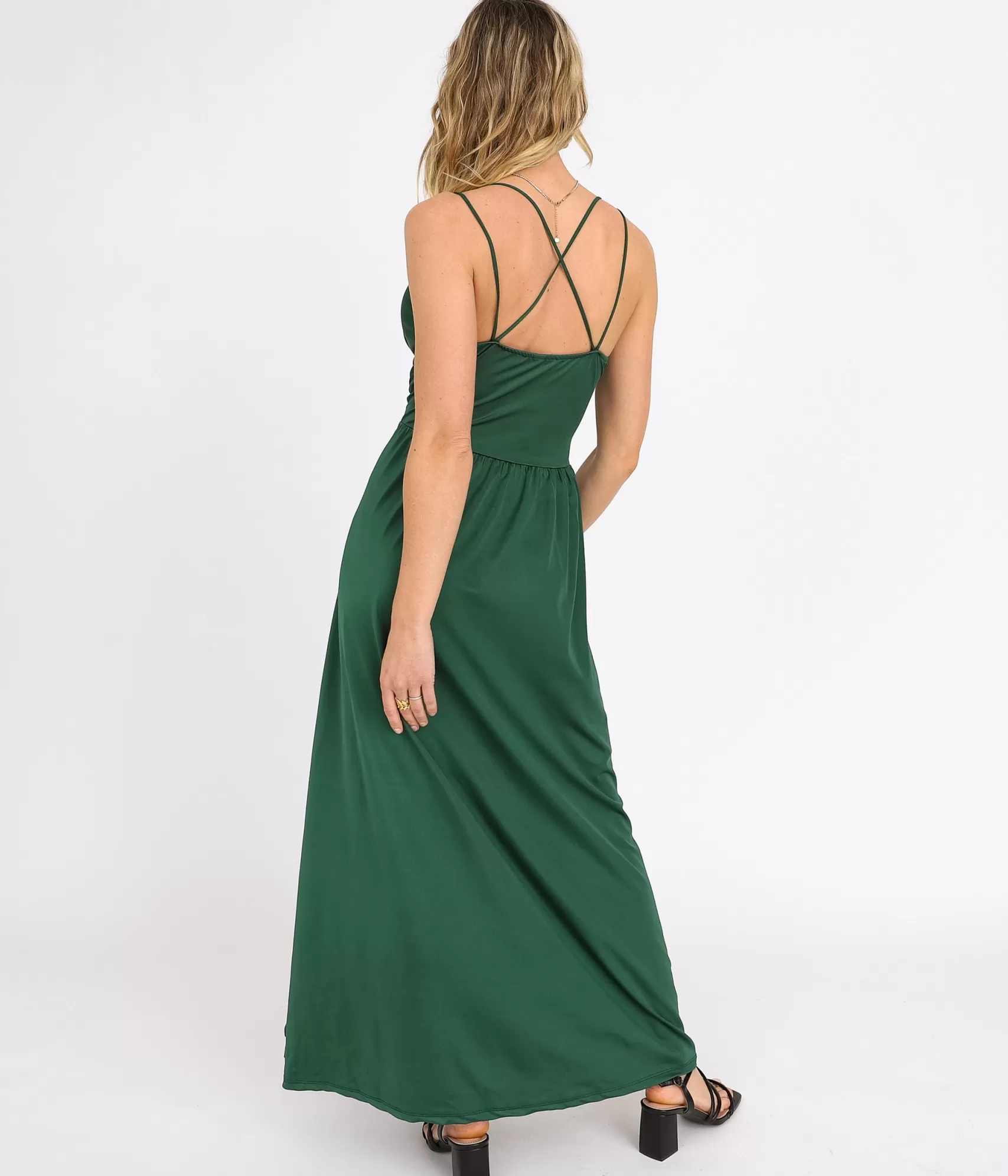 EDJI Robes - Robe Sarah en maille fluide, silhouette longue et élégante pour un confort quotidien