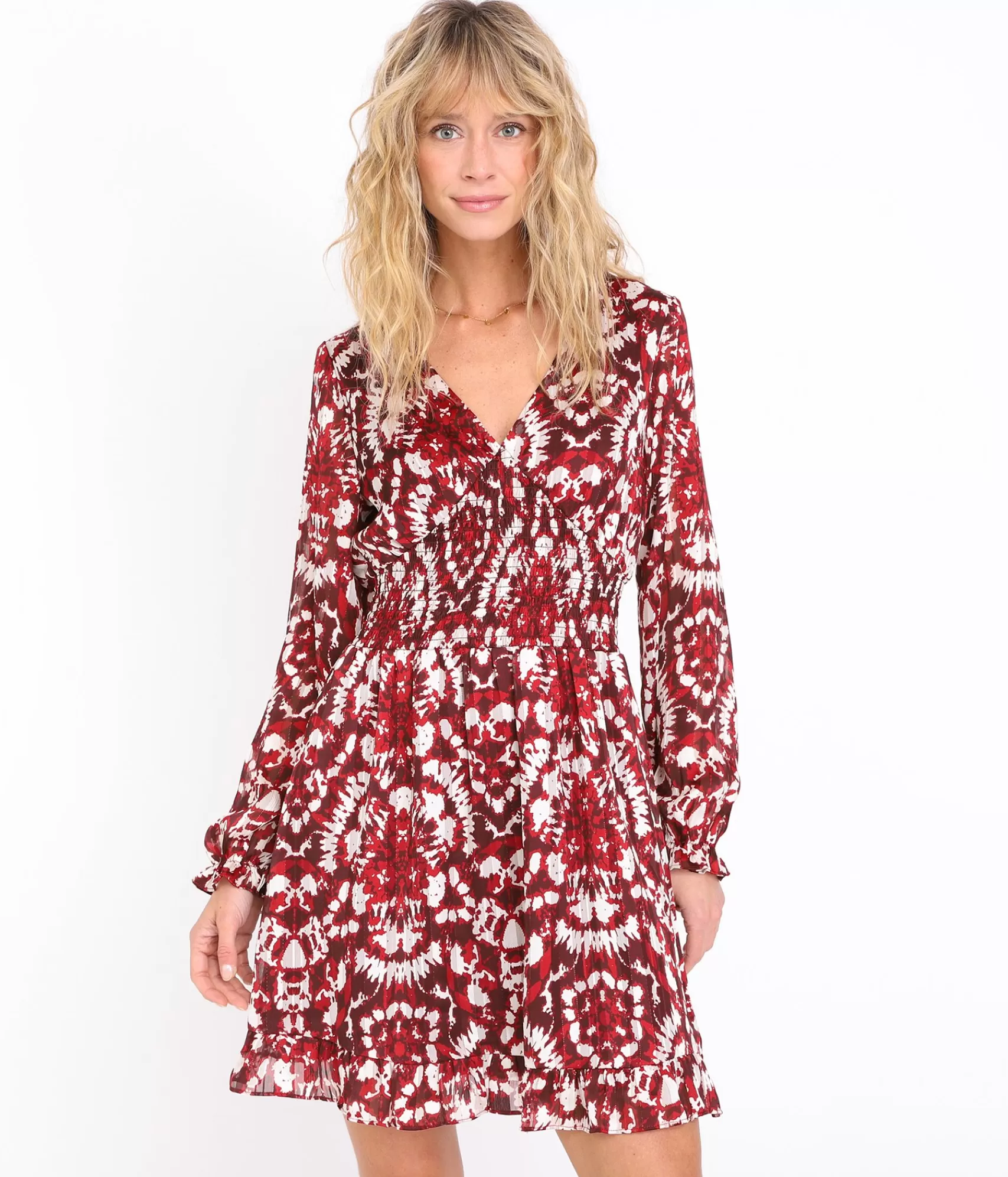 Élégante Robe Chloé Fumée aux Nuances Envoûtantes - Collection EDJI