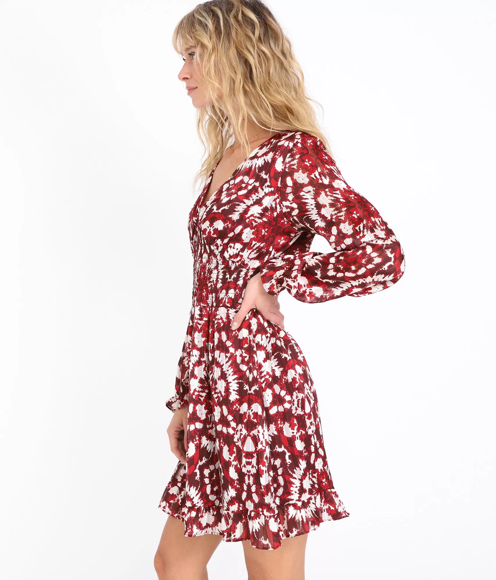 Élégante Robe Chloé Fumée aux Nuances Envoûtantes - Collection EDJI
