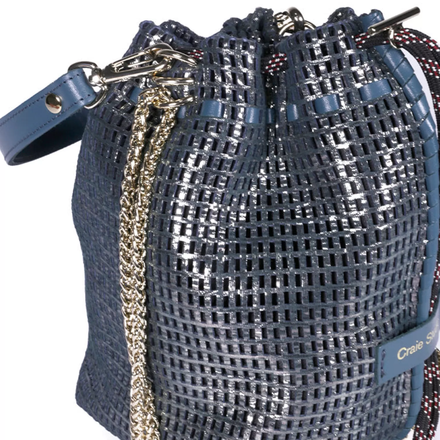 Craie Studio : Sac à main Bibi effet métal argenté - Style urbain & prix doux