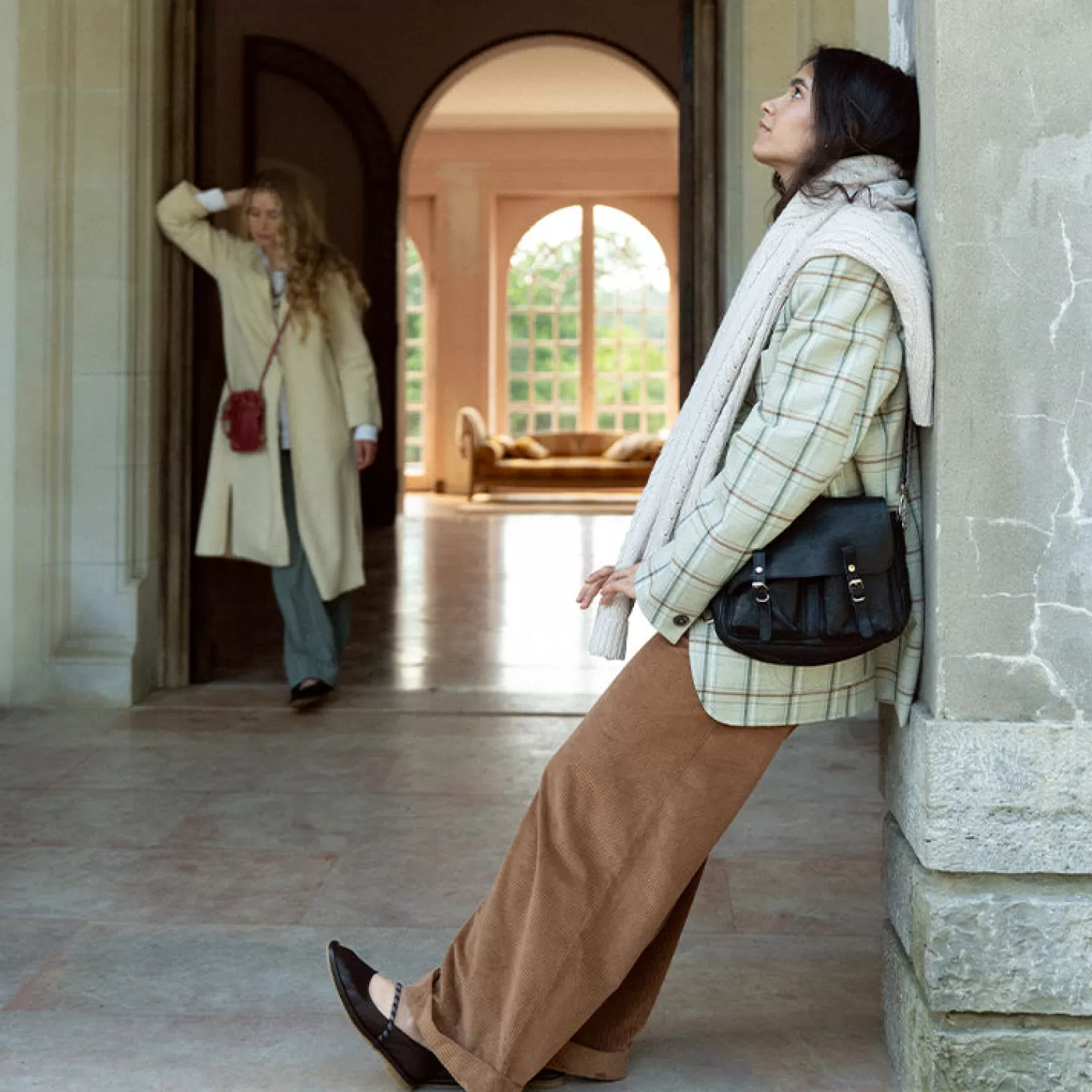 Sac Bandoulière Mini en Tresse Noir par Craie Studio - Édition Économique