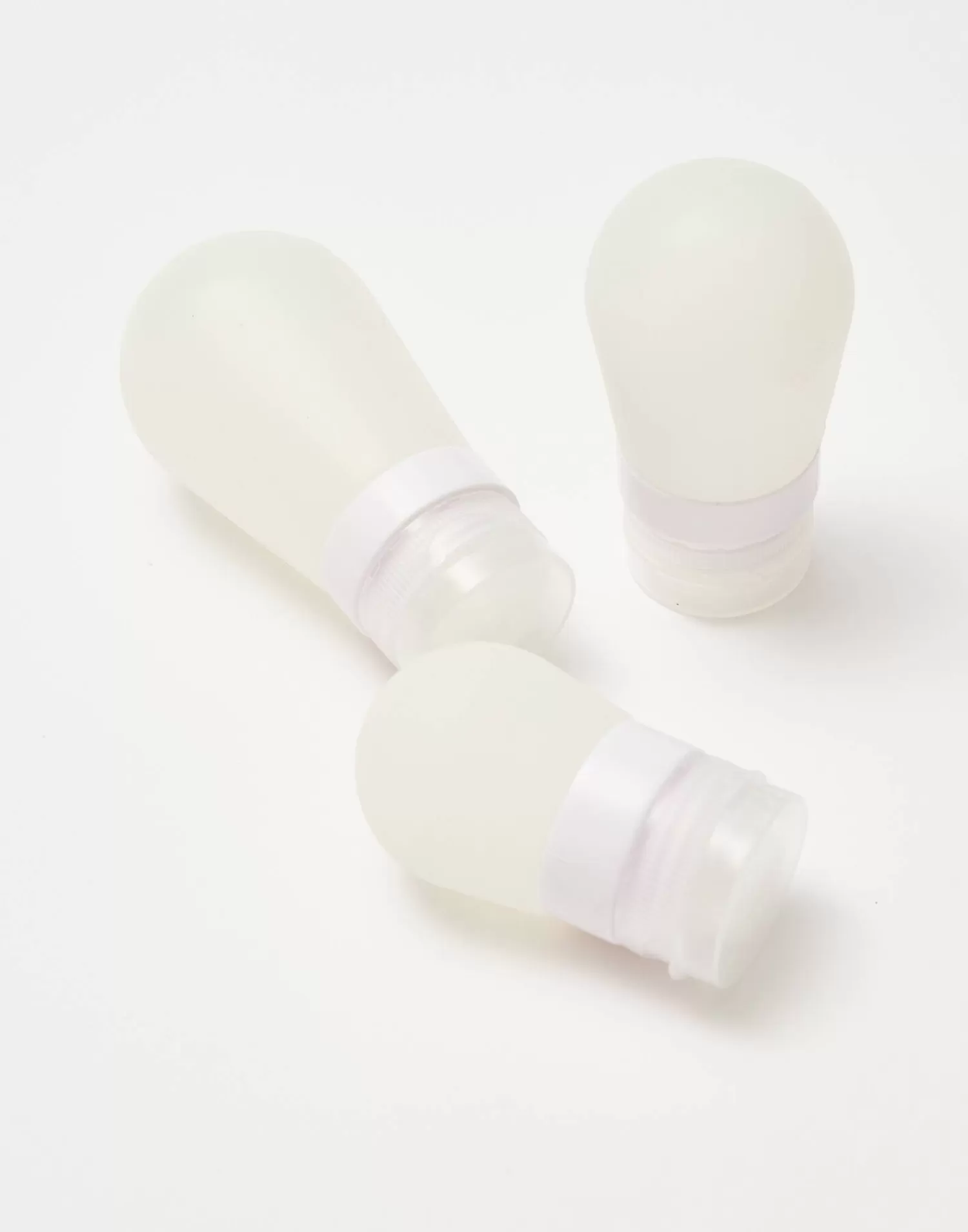 Marque Natura - Pack Écoresponsable de 3 Flacons en Silicone Réutilisables (Sans BPA, Pour Soins & Santé)