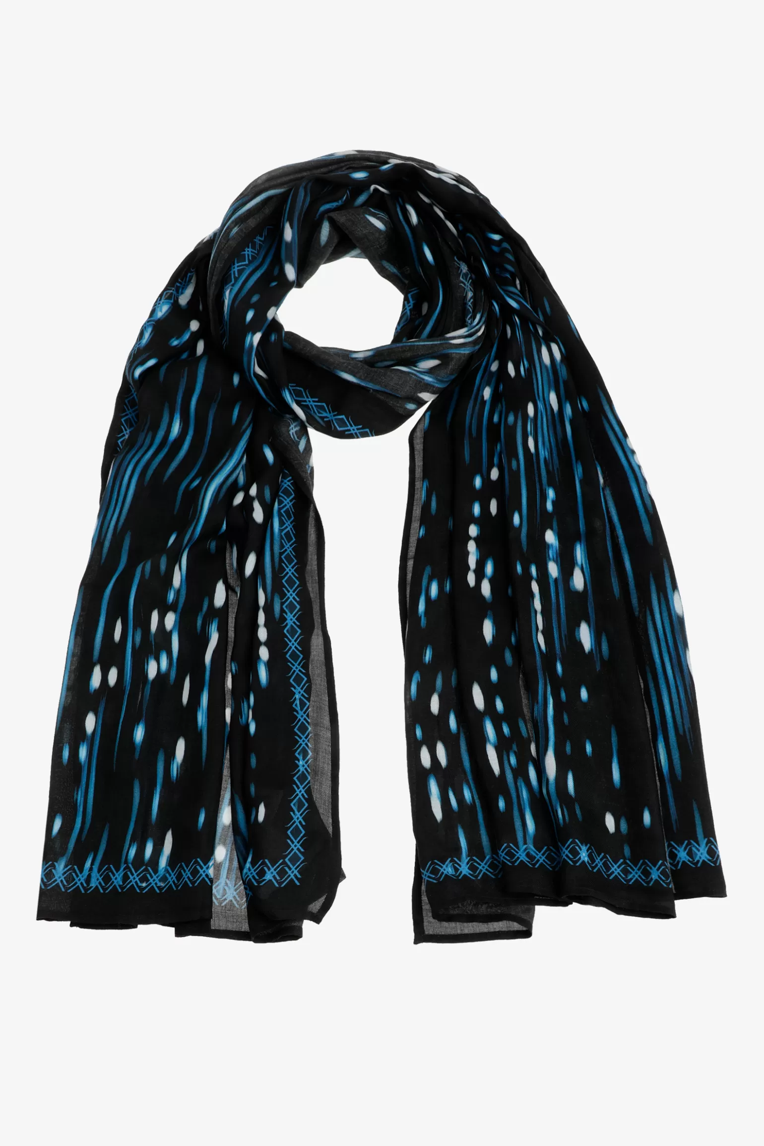 Écharpe légère à motifs artistiques - Style Xandres Automne 2024