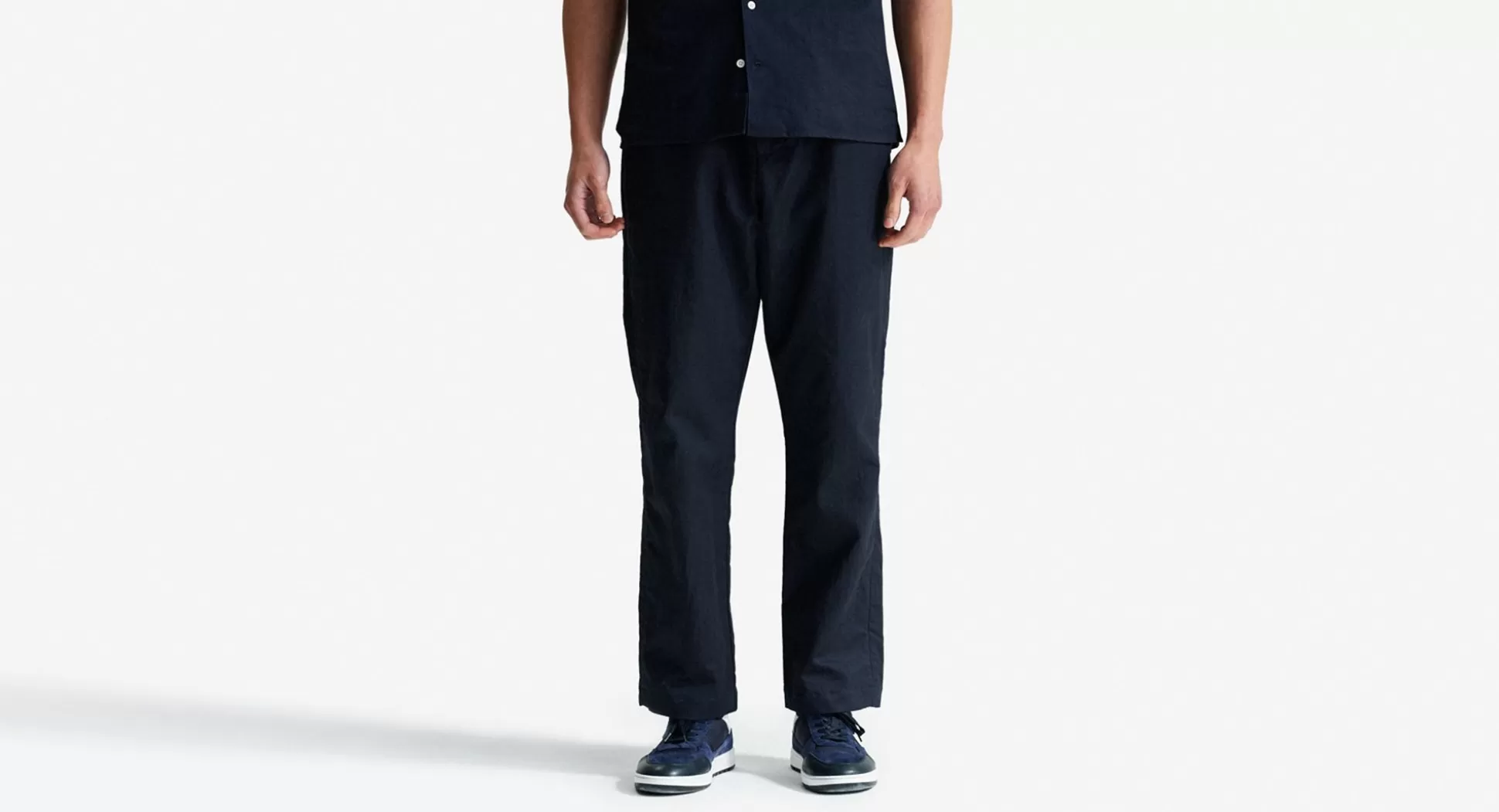 Pantalon Homme Classique Oliver Sweeney - Bleu Marine Décontracté de la Collection Sudbrook