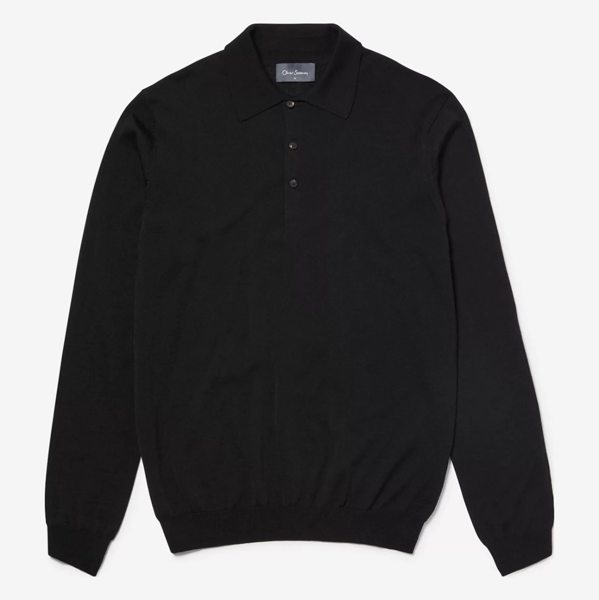 Pull en Laine Élégant Oliver Sweeney - Noir Profond Sulby  
Collection Automne-Hiver - Tricot Doux & Respirant  
Modèle Intemporel pour Tenue Décontractée Chic