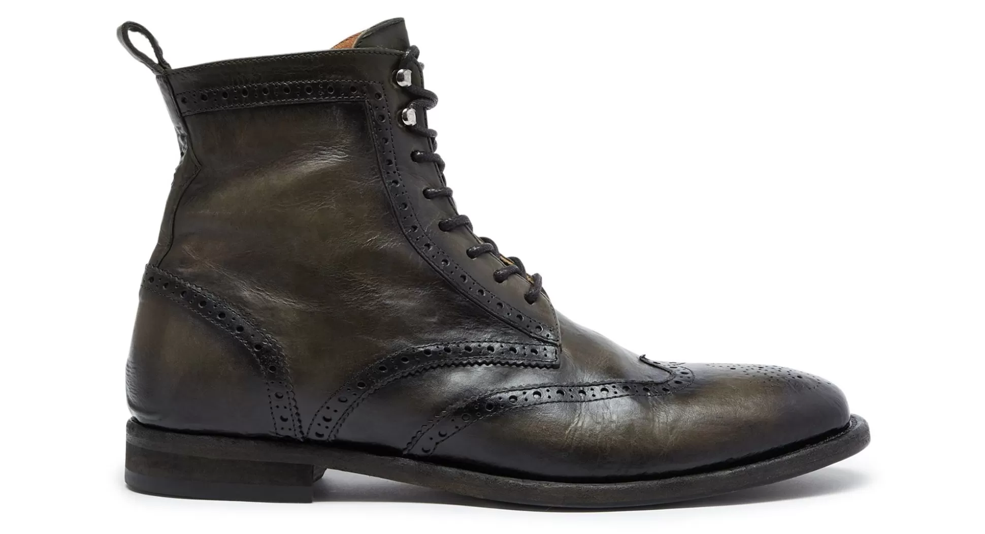 Bottes Oliver Sweeney en cuir souple - Édition limitée vert forêt
