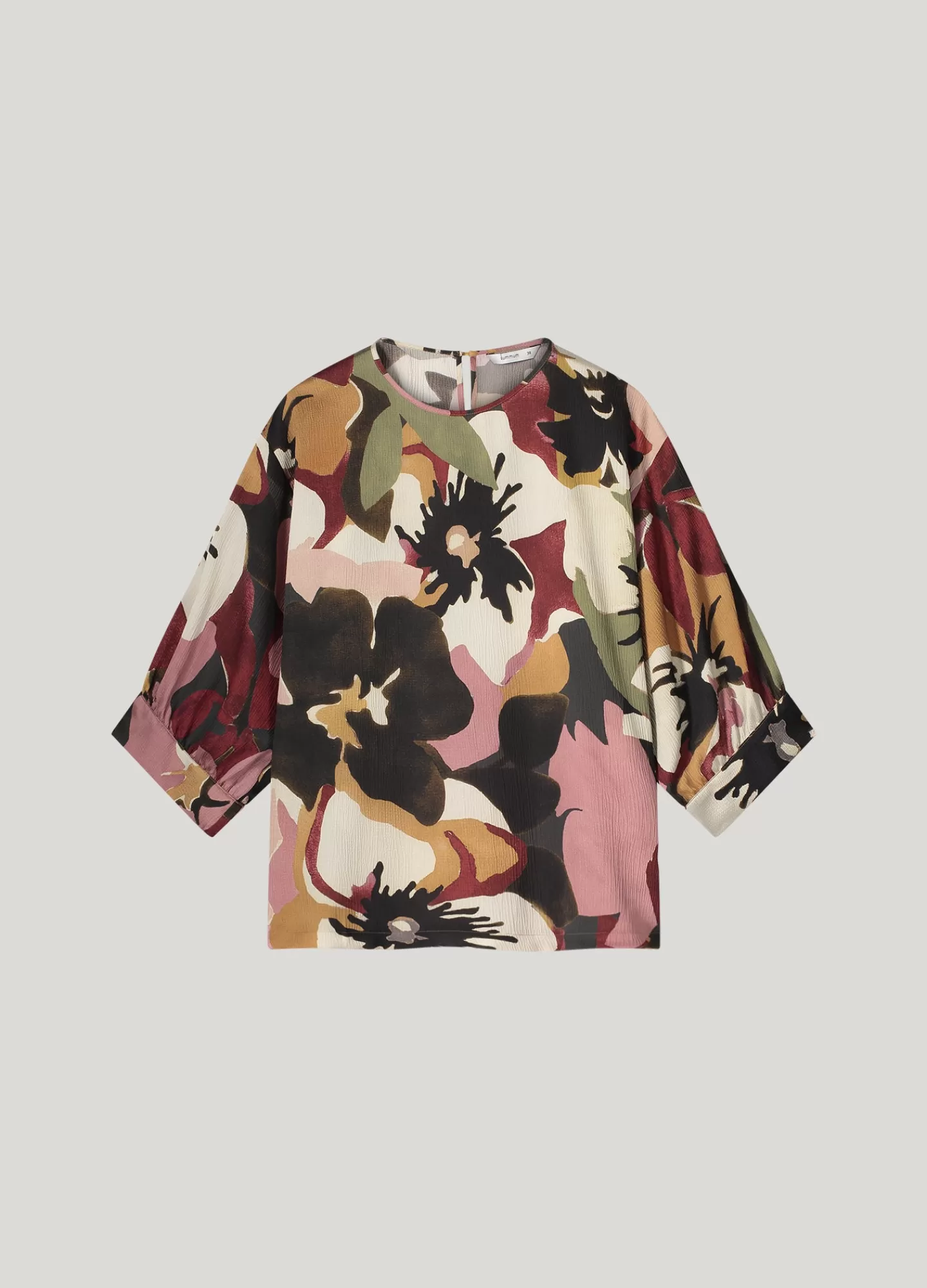 Découvrez le Top Été 2024 - Motif Floral Vibrant en Coton Respirant