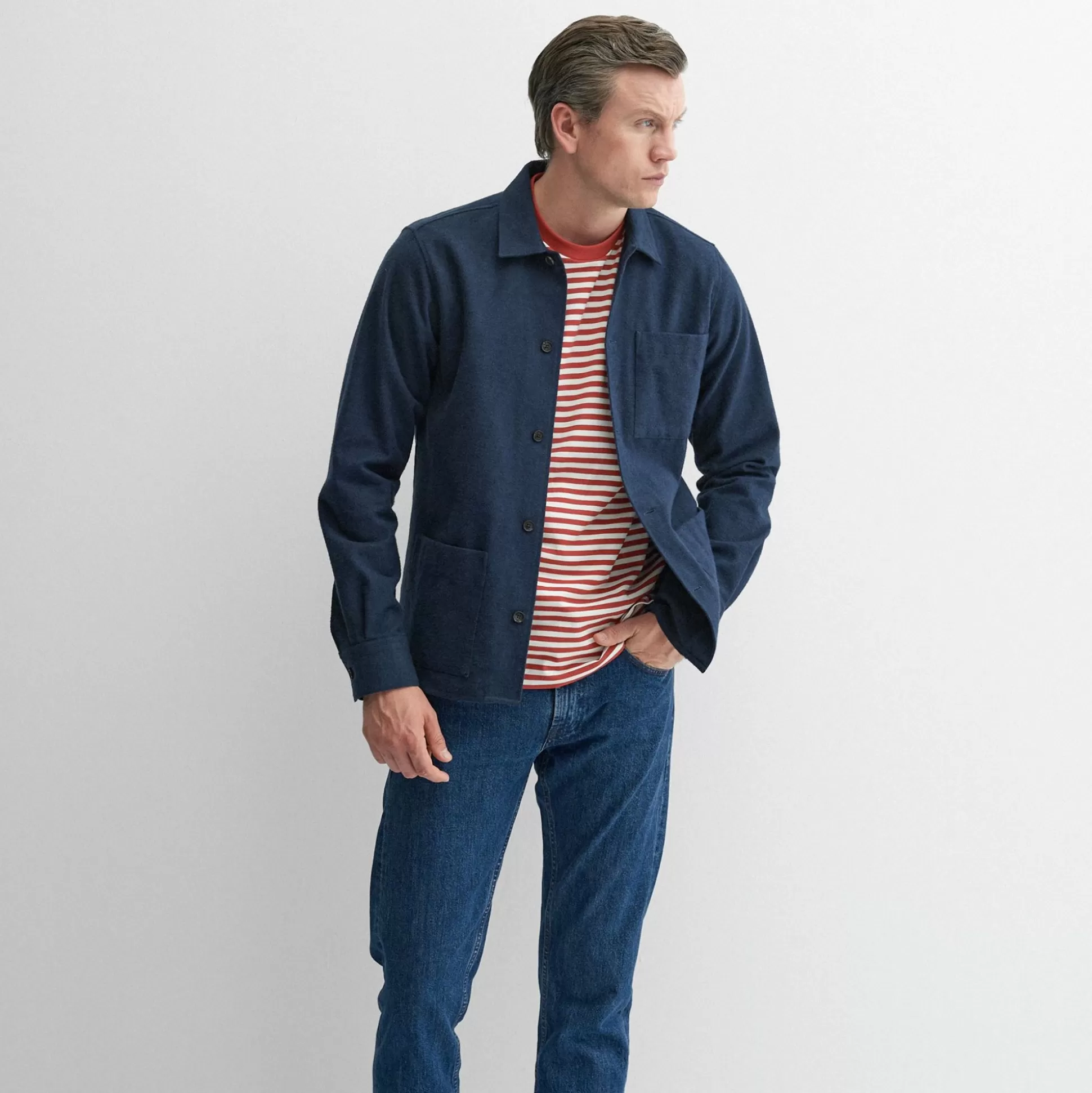 Chemise Oliver Sweeney - Bleu Marine Tramore, Élégance Intemporelle au Quotidien