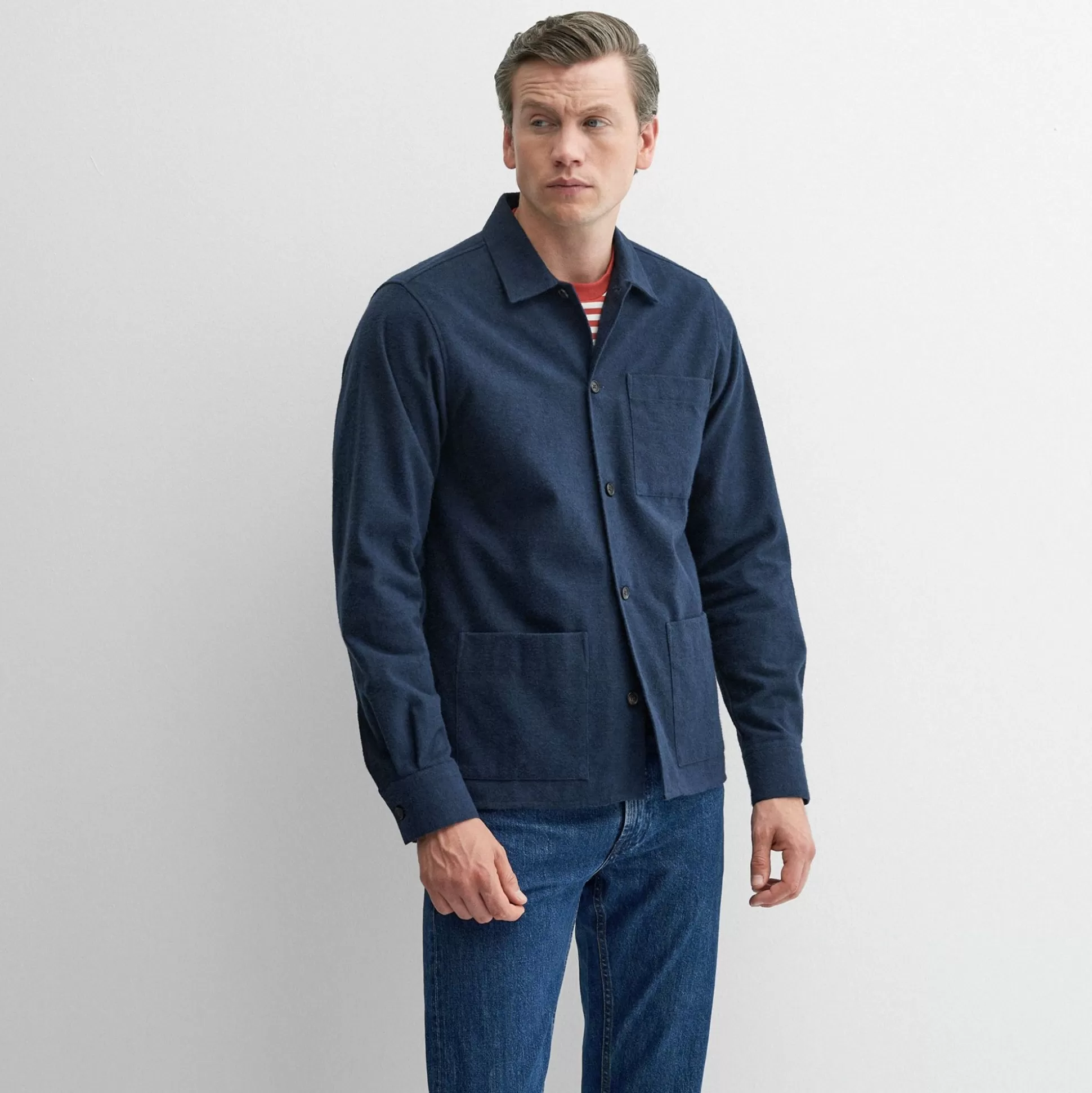 Chemise Oliver Sweeney - Bleu Marine Tramore, Élégance Intemporelle au Quotidien