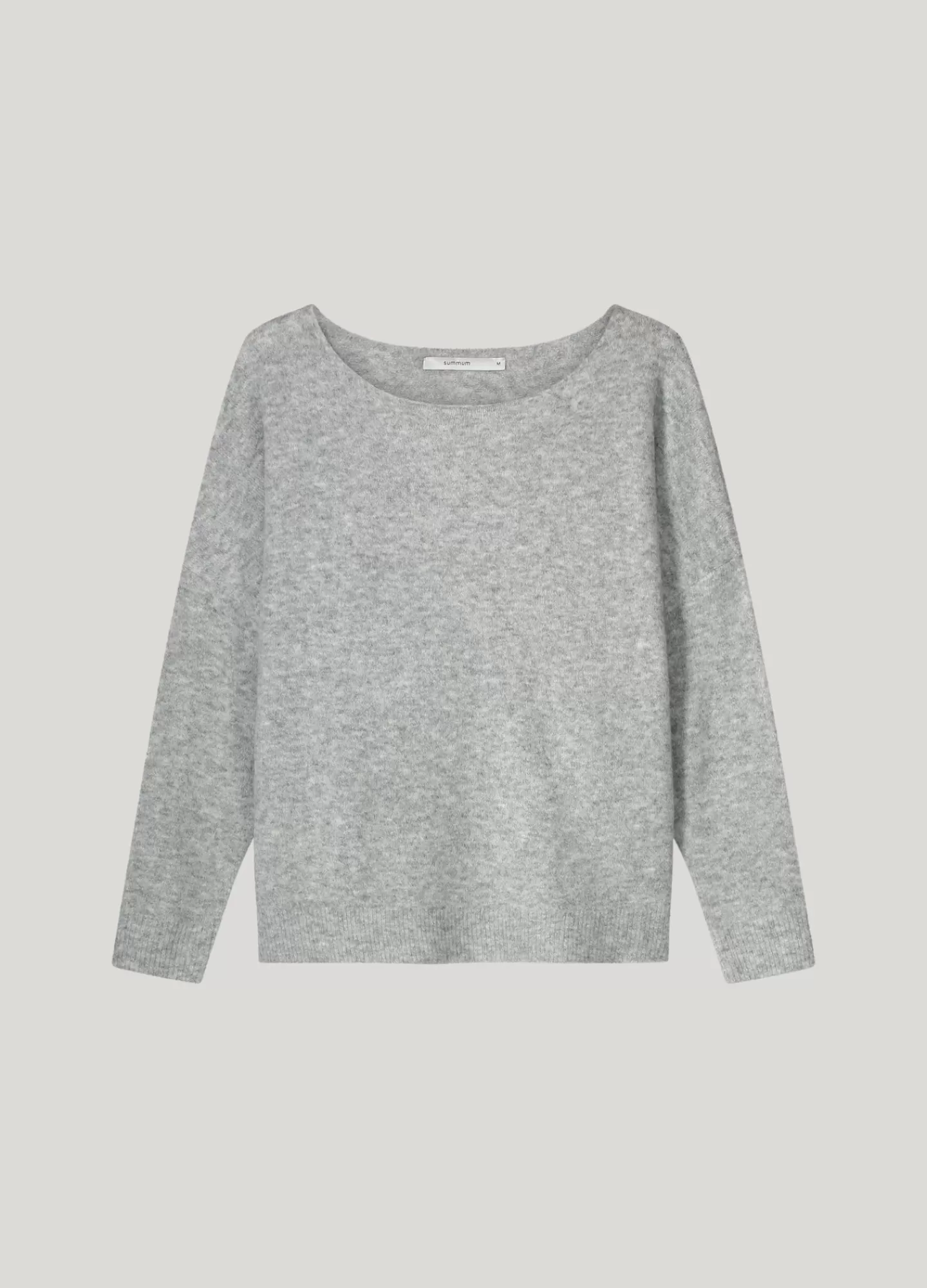 Pull Femme Décontracté Col Rond Évasé - Confort Ultime en Laine Douce Gris Anthracite