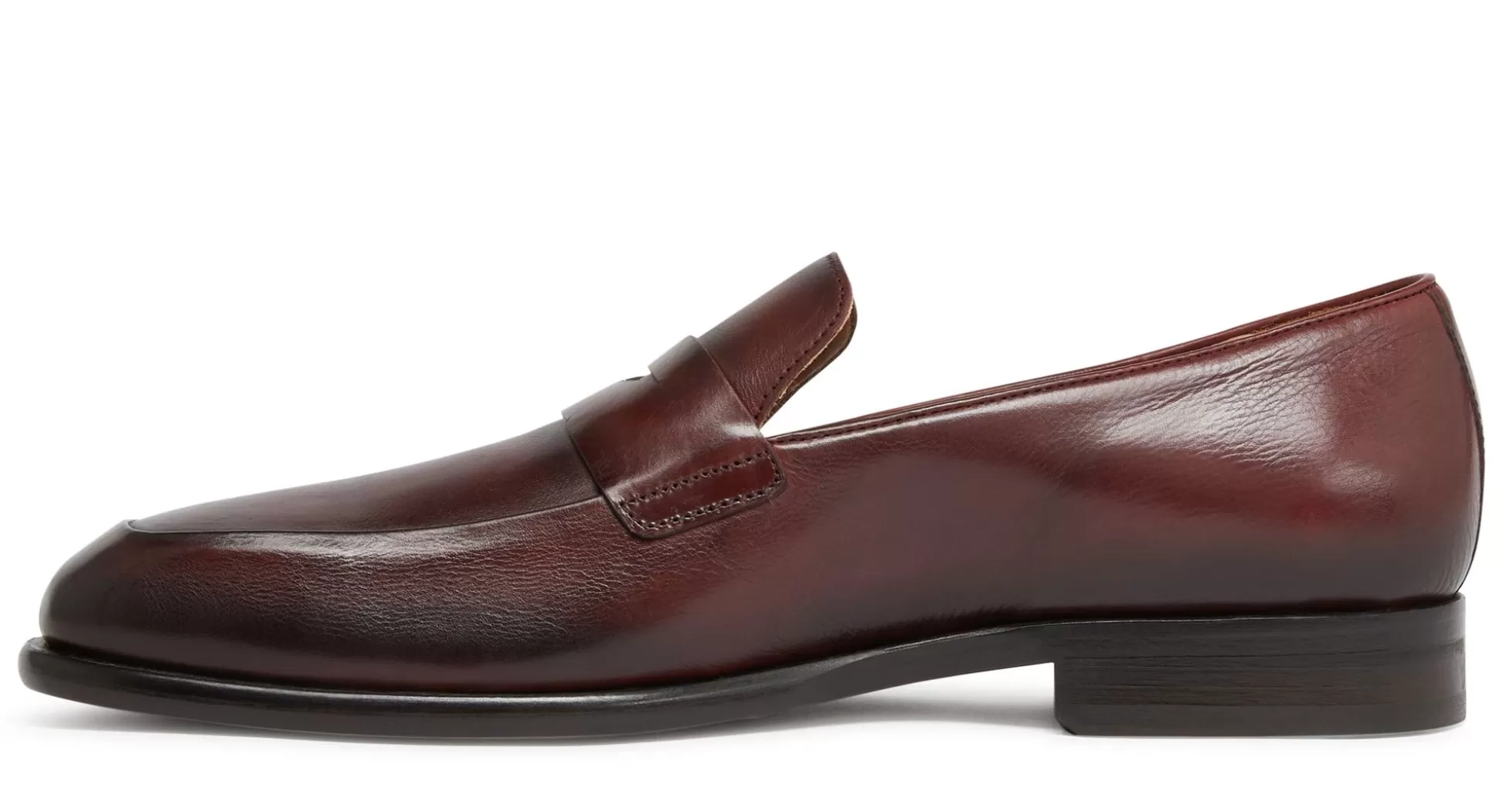 Escarpins Oliver Sweeney Vasto - Cuir vernis bordeaux foncé, coupe ajustée
