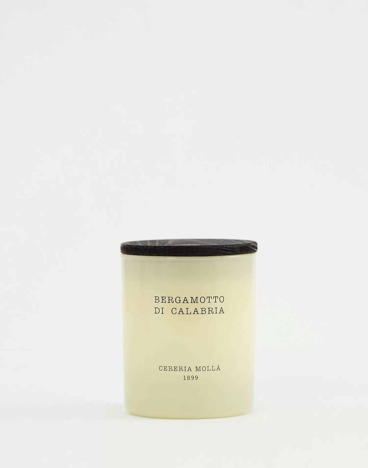 Bougie Élégante en Verre Dépoli - Collection Haut de Gamme Cerería Mollá avec Couvercle Amovible pour une Décoration Raffinée et Parfum d'Ambiance Luxueux