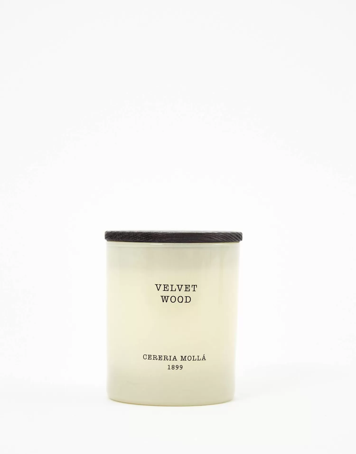 Bougie Élégante en Verre Dépoli - Collection Haut de Gamme Cerería Mollá avec Couvercle Amovible pour une Décoration Raffinée et Parfum d'Ambiance Luxueux